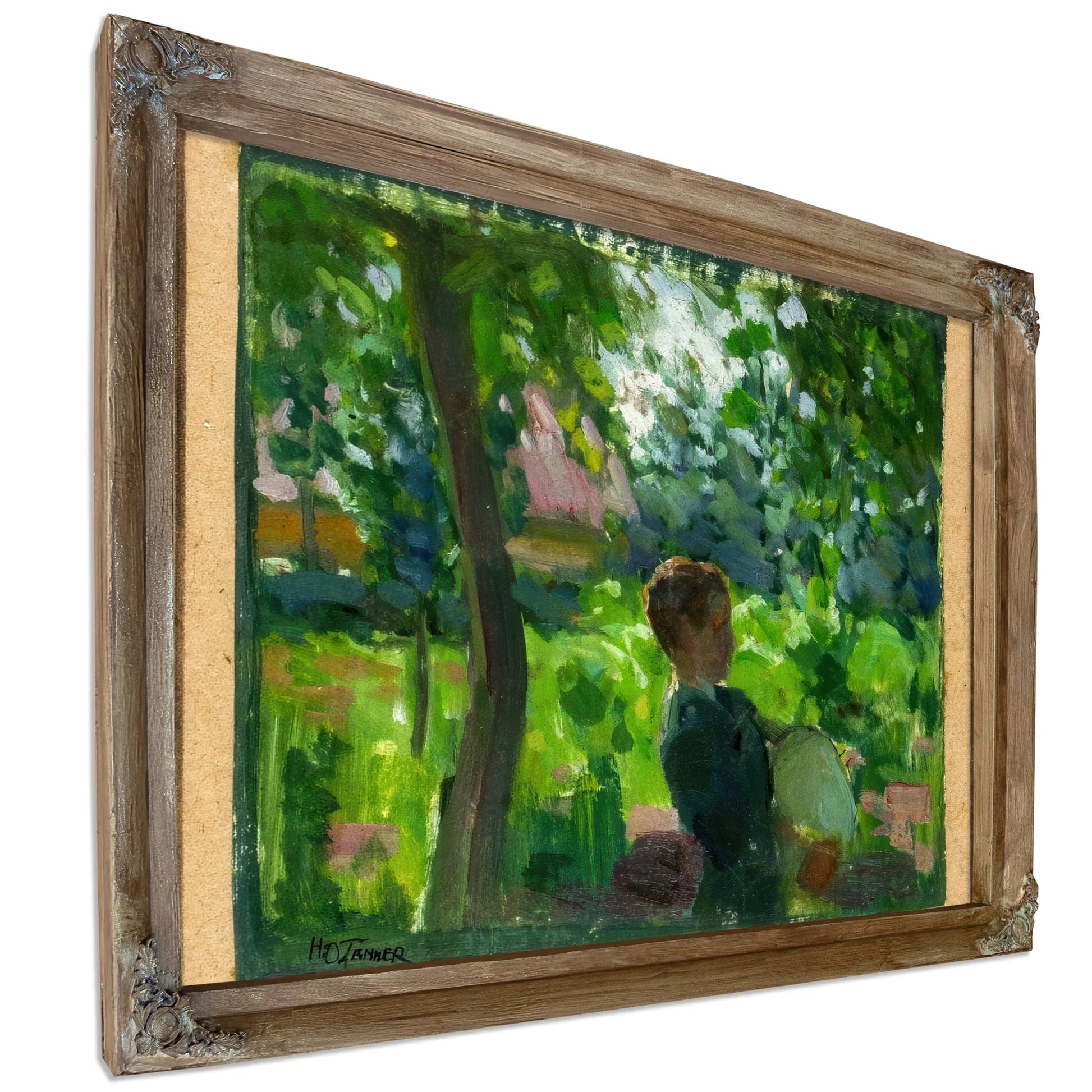 Study For The Bagpipe Lesson By Henry Ossawa Tanner Fine Art Print