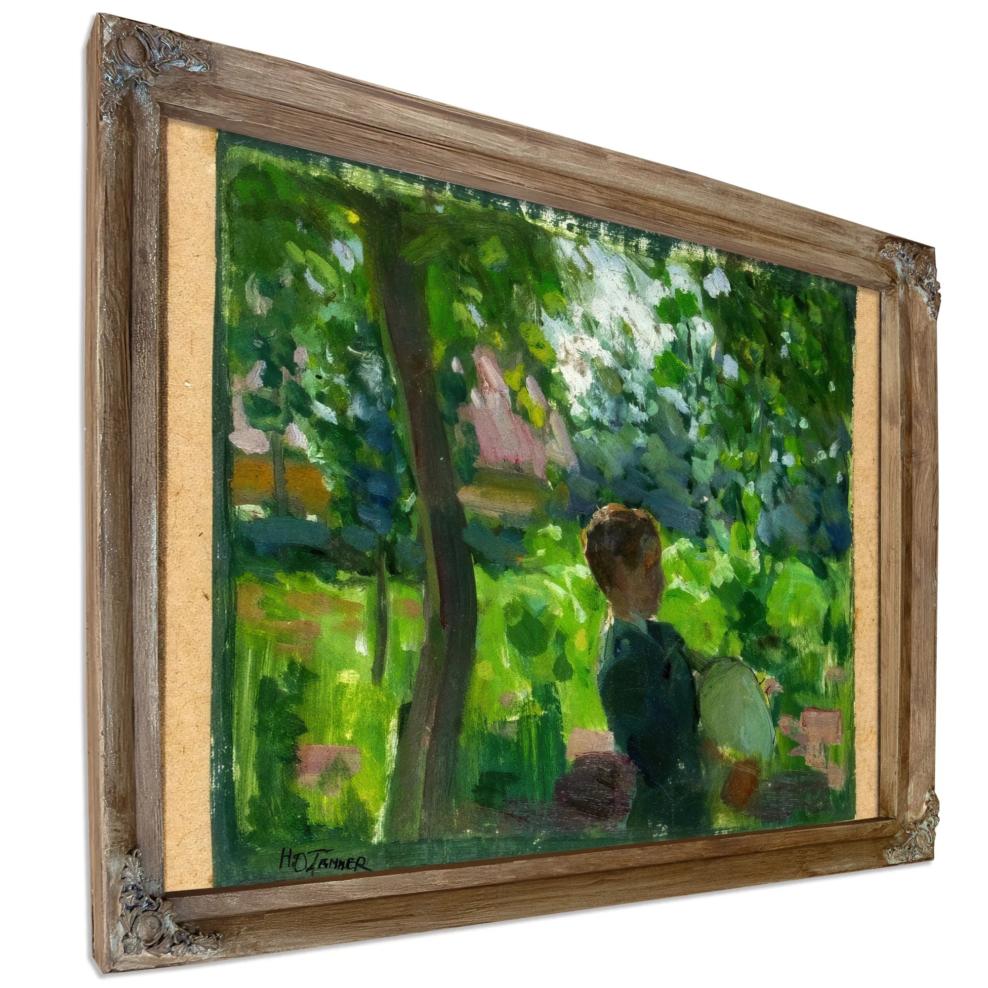 Study For The Bagpipe Lesson By Henry Ossawa Tanner Fine Art Print