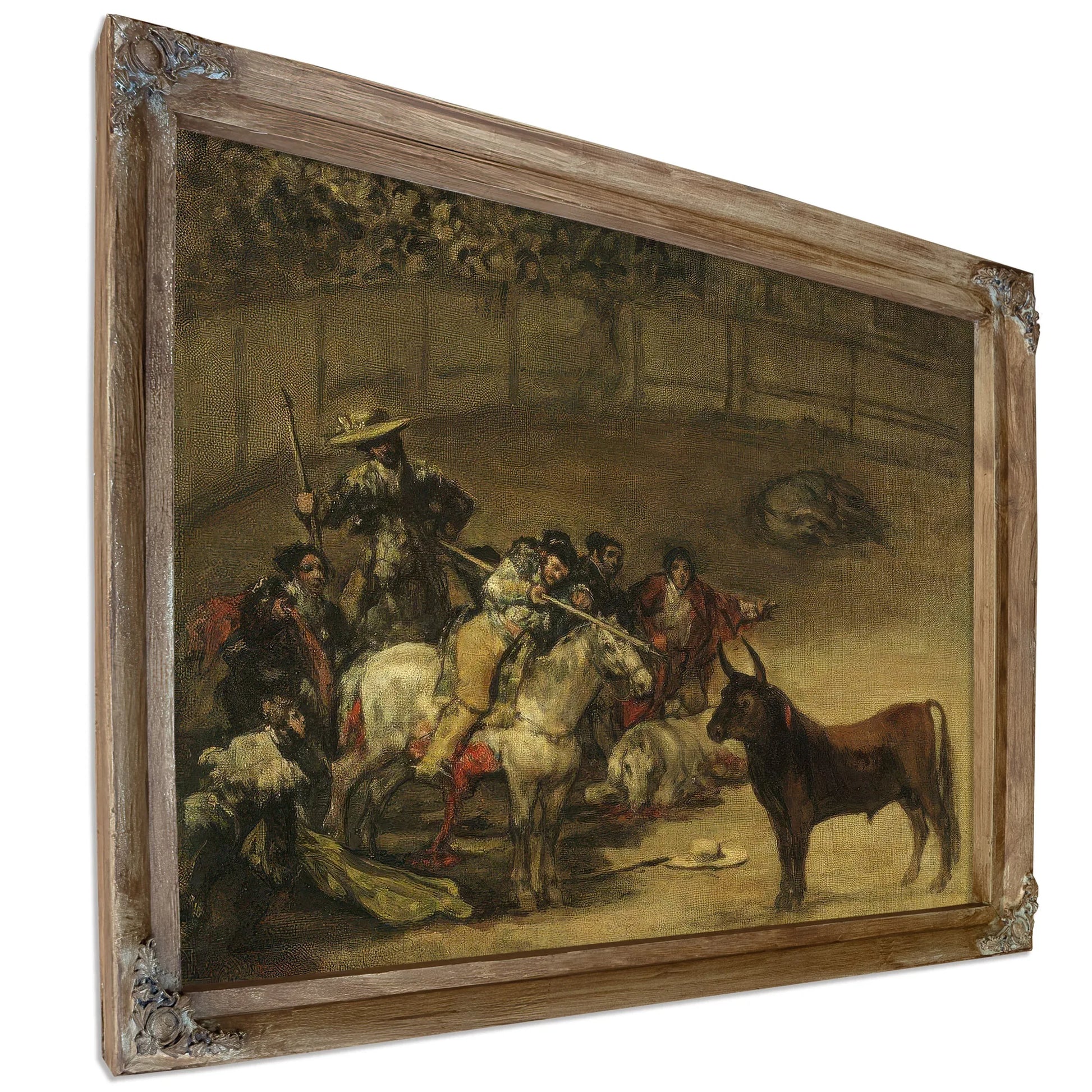 Bullfight Suerte De Varas By Francisco De Goya Fine Art Print