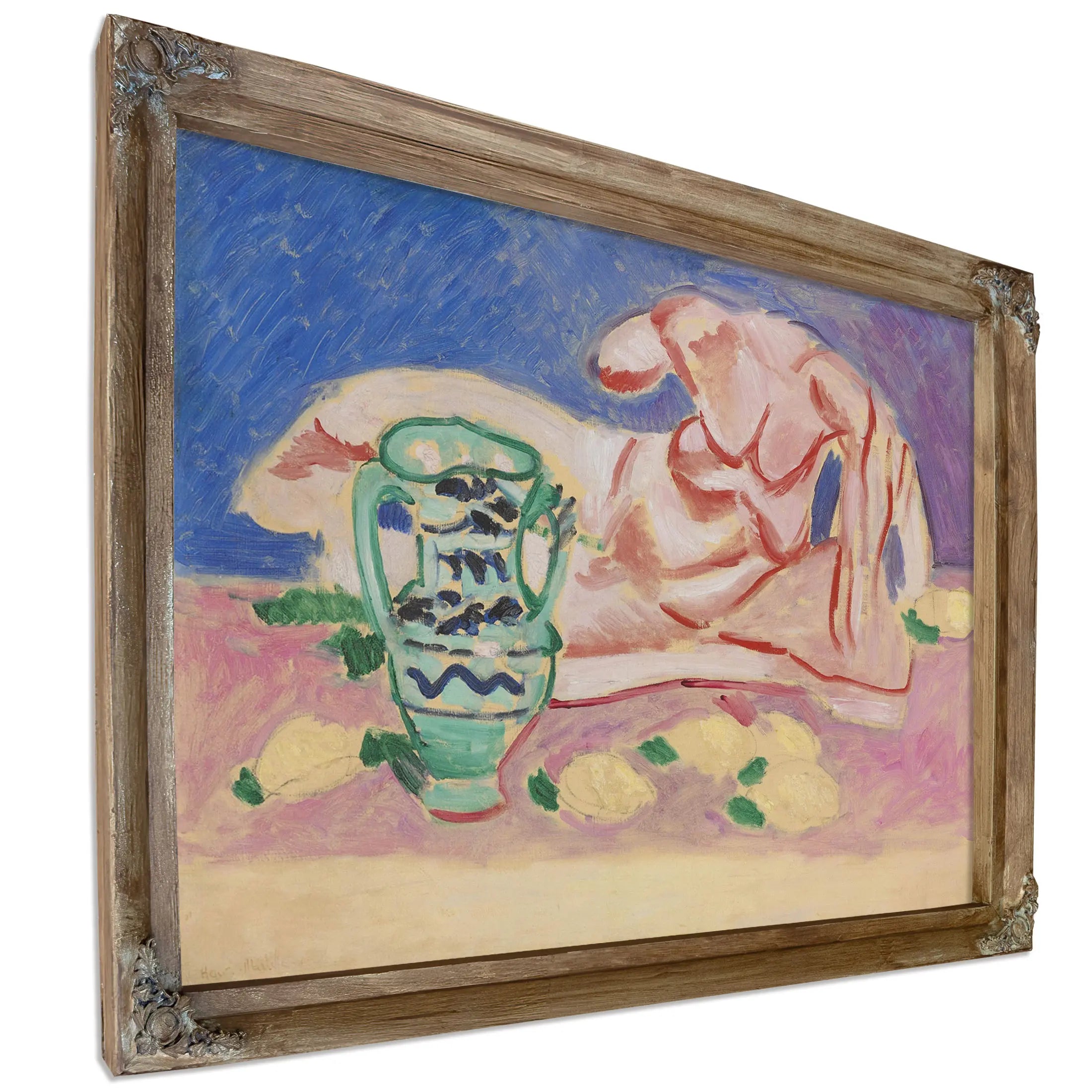 Lemons And Saxe Vase by Henri Matisse