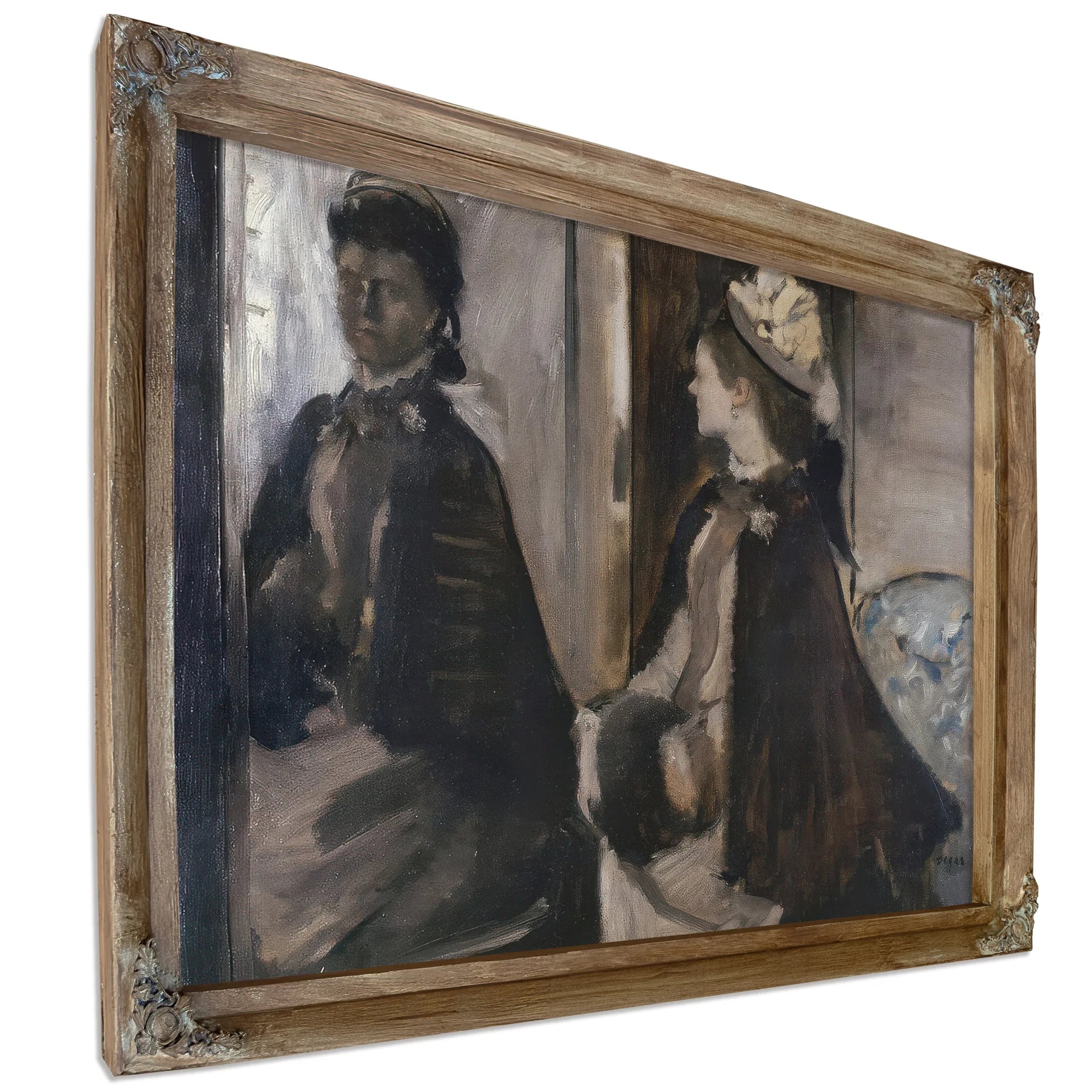 Mrs Jeantaud In The Mirror By Edgar Degas Fine Art Print