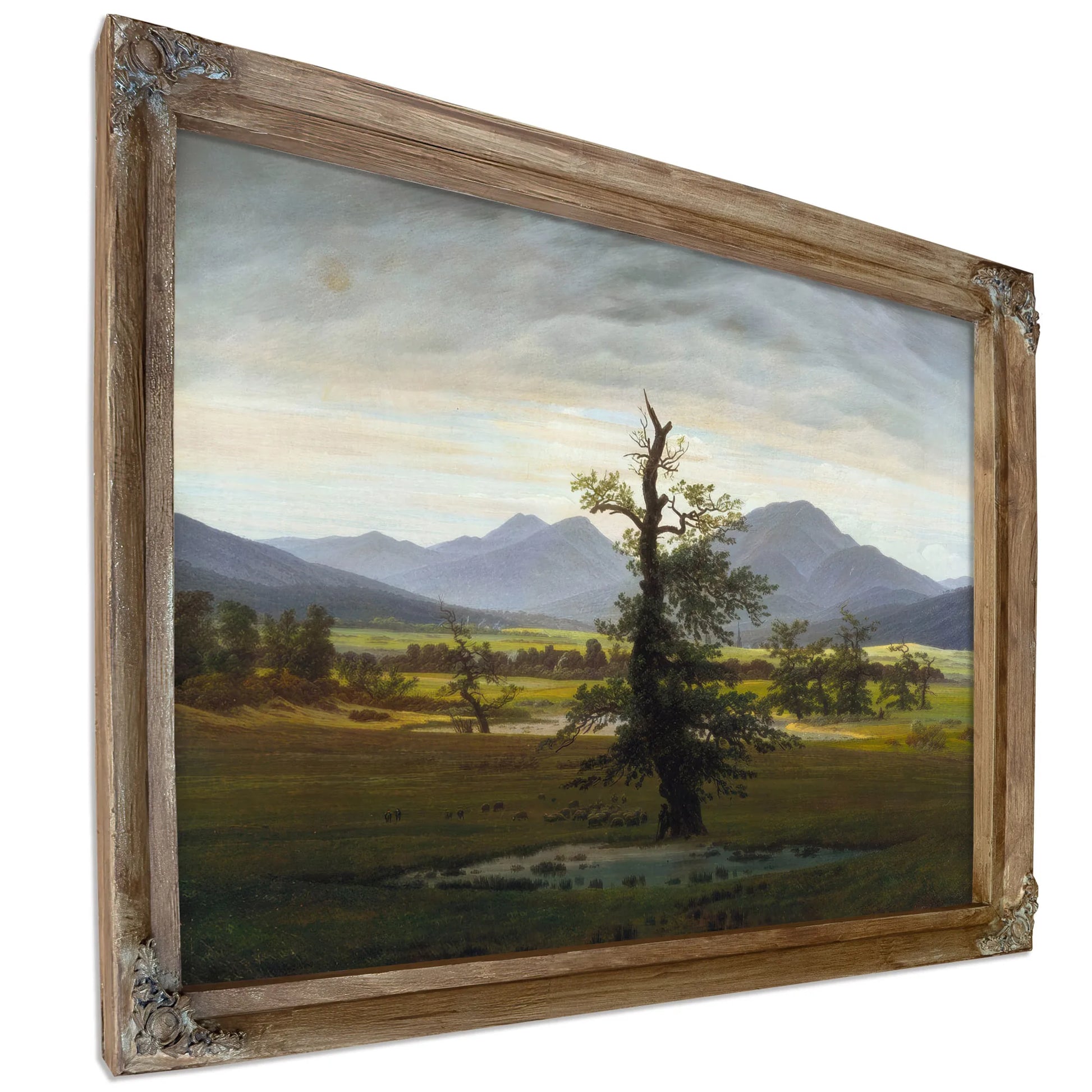The Lone Tree 1822 By Caspar David Friedrich Fine Art Print