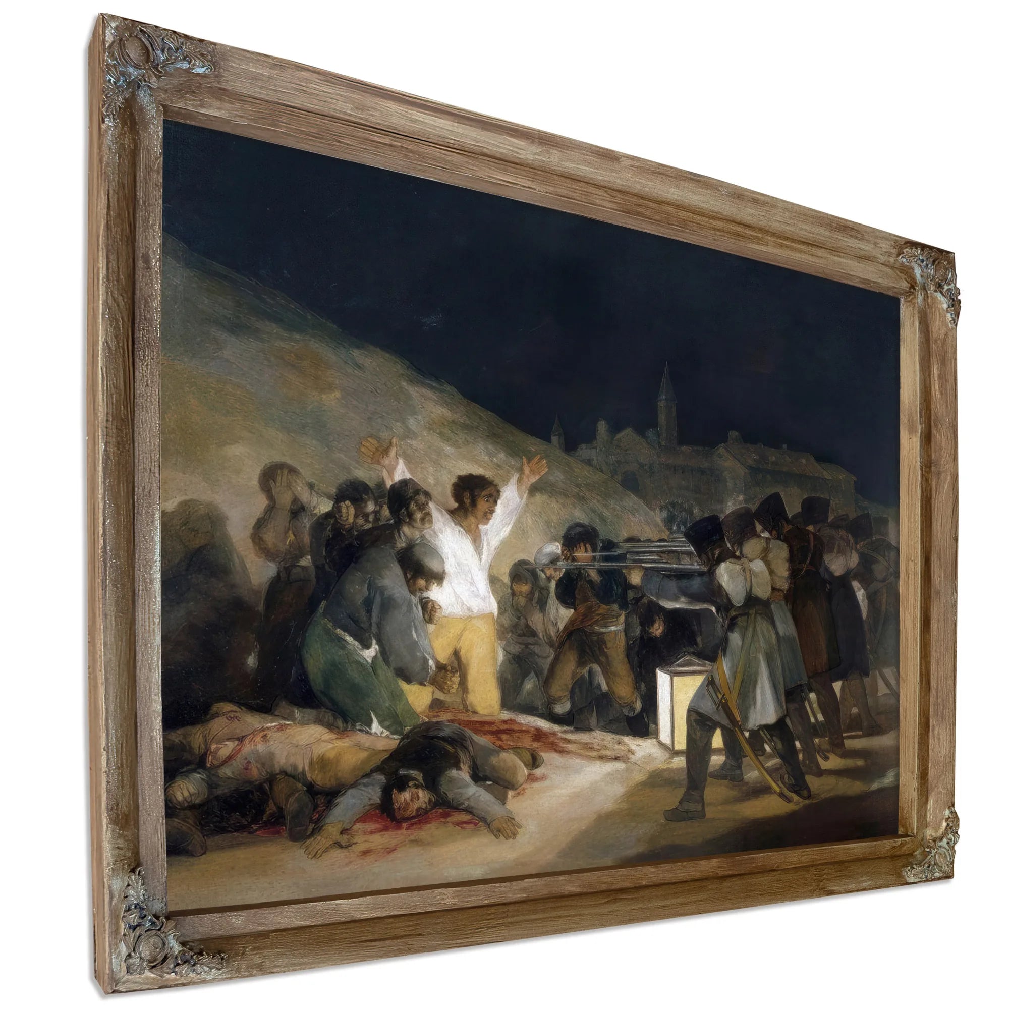 Executions On The Third Of May 1814 Romanticism 266X345Cm Museo Del Prado Madrid Spain By Francisco De Goya Fine Art Print