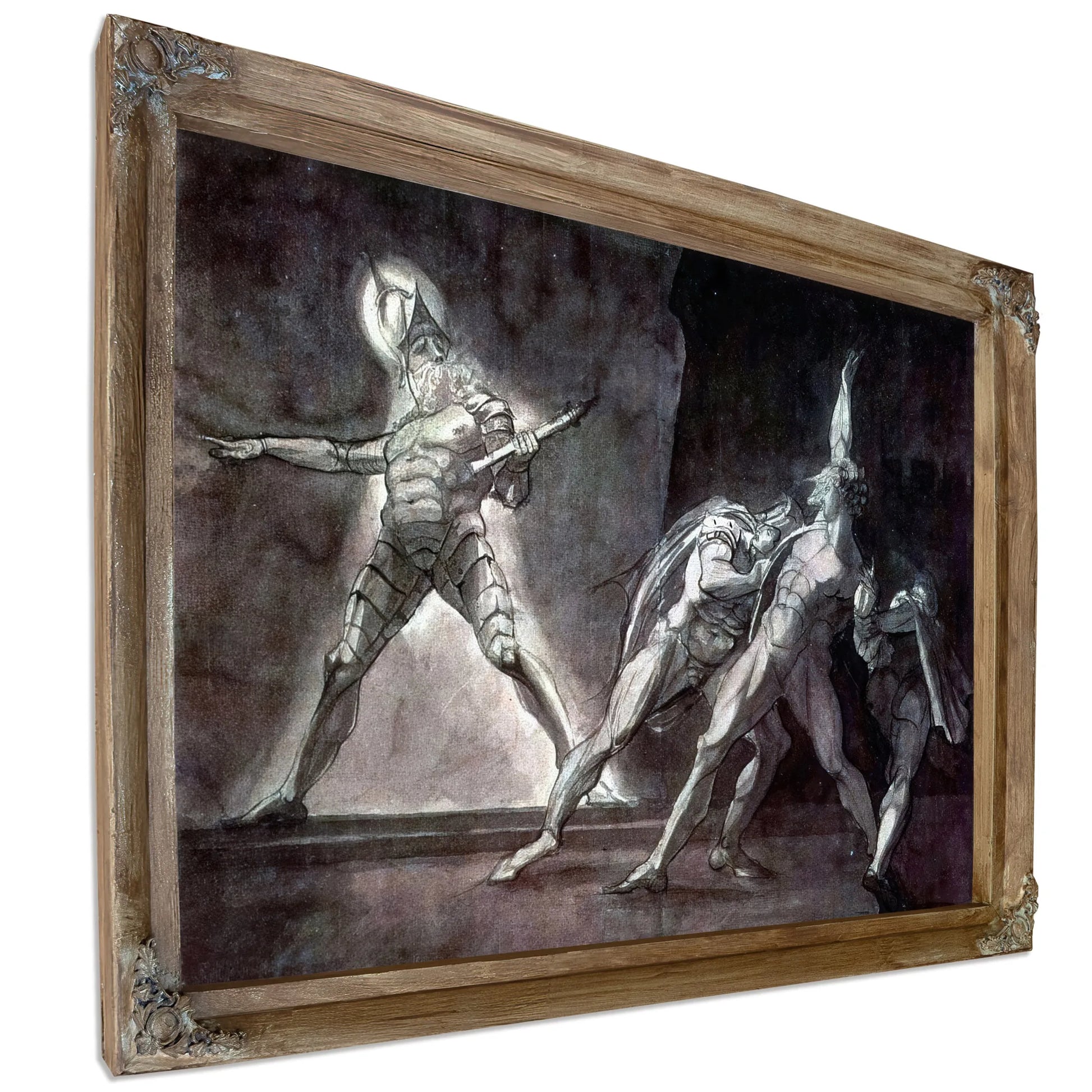 Hamlet And His Father's Ghost By Henry Fuseli Fine Art Print