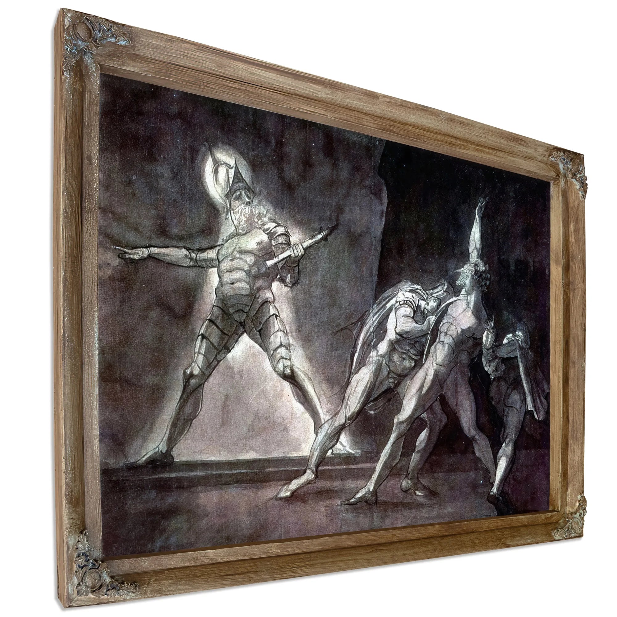 Hamlet And His Father's Ghost By Henry Fuseli Fine Art Print
