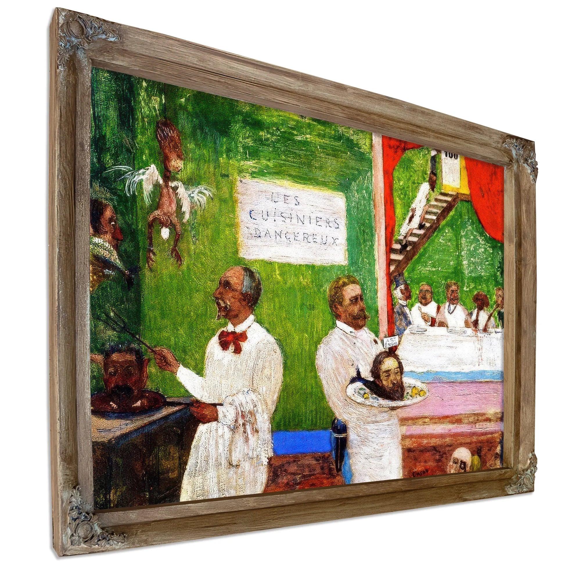 Dangerous Cooks By James Ensor Fine Art Print