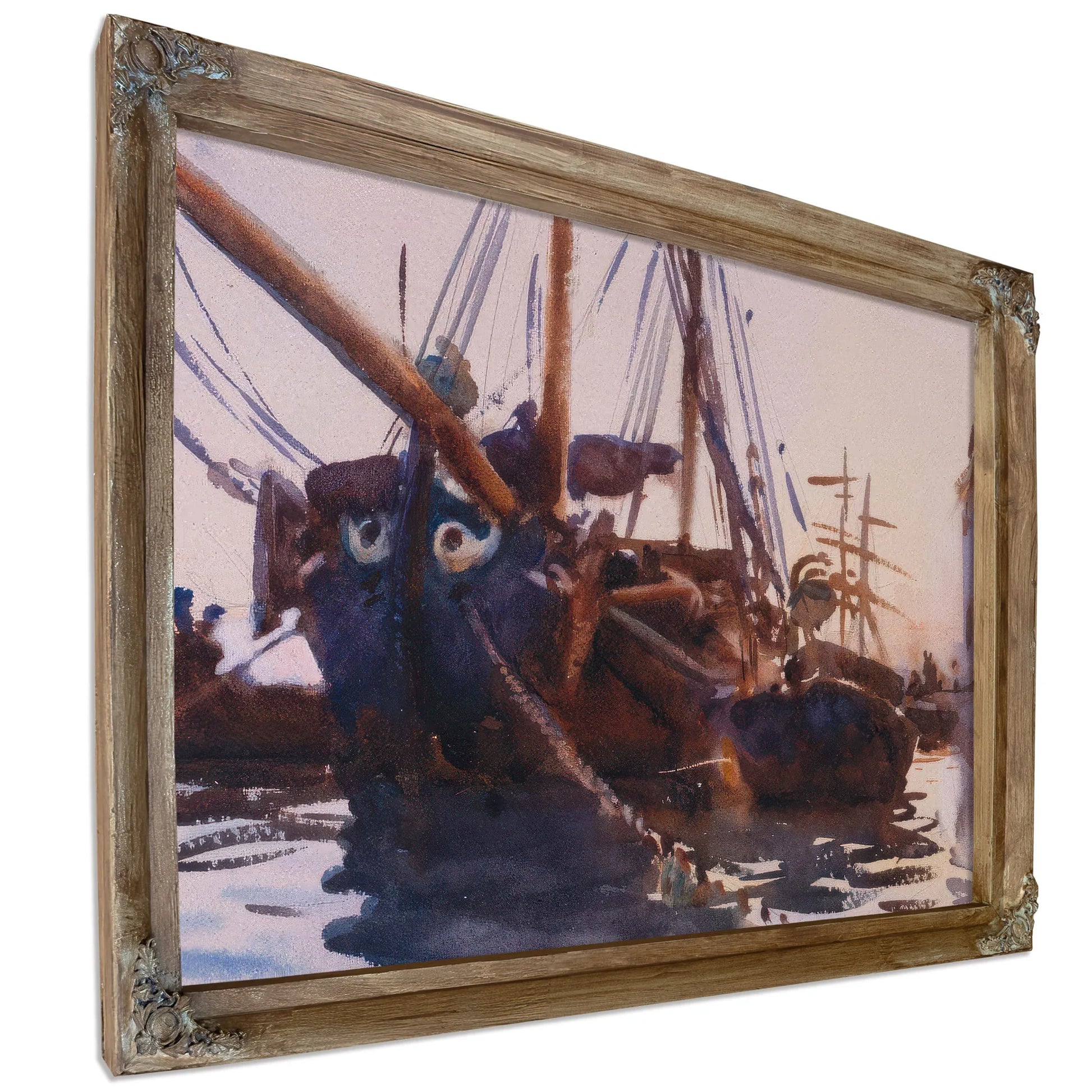 Venetian Boats By John Singer Sargent Fine Art Print