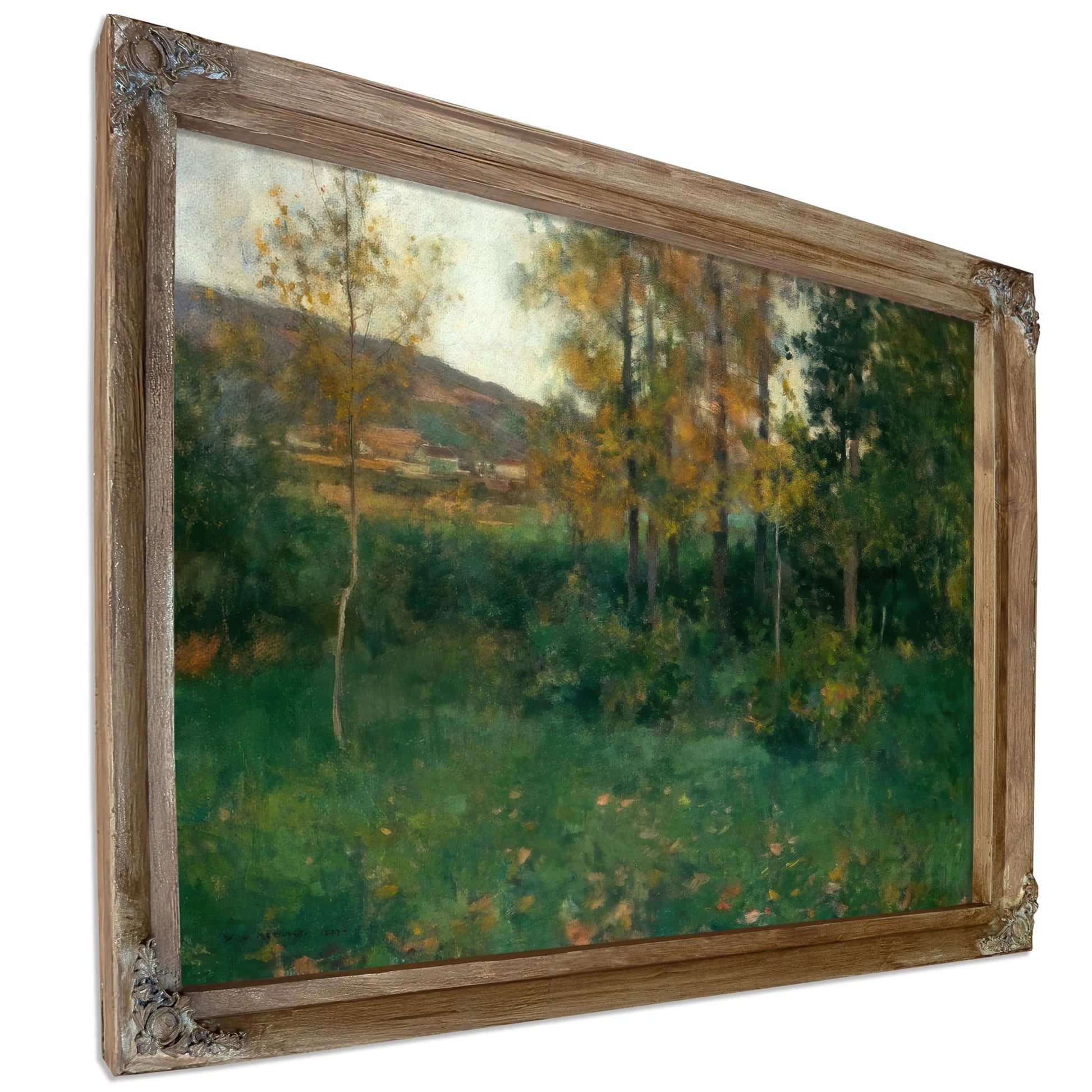 Spring Landscape Giverny By Willard Leroy Metcalf Fine Art Print