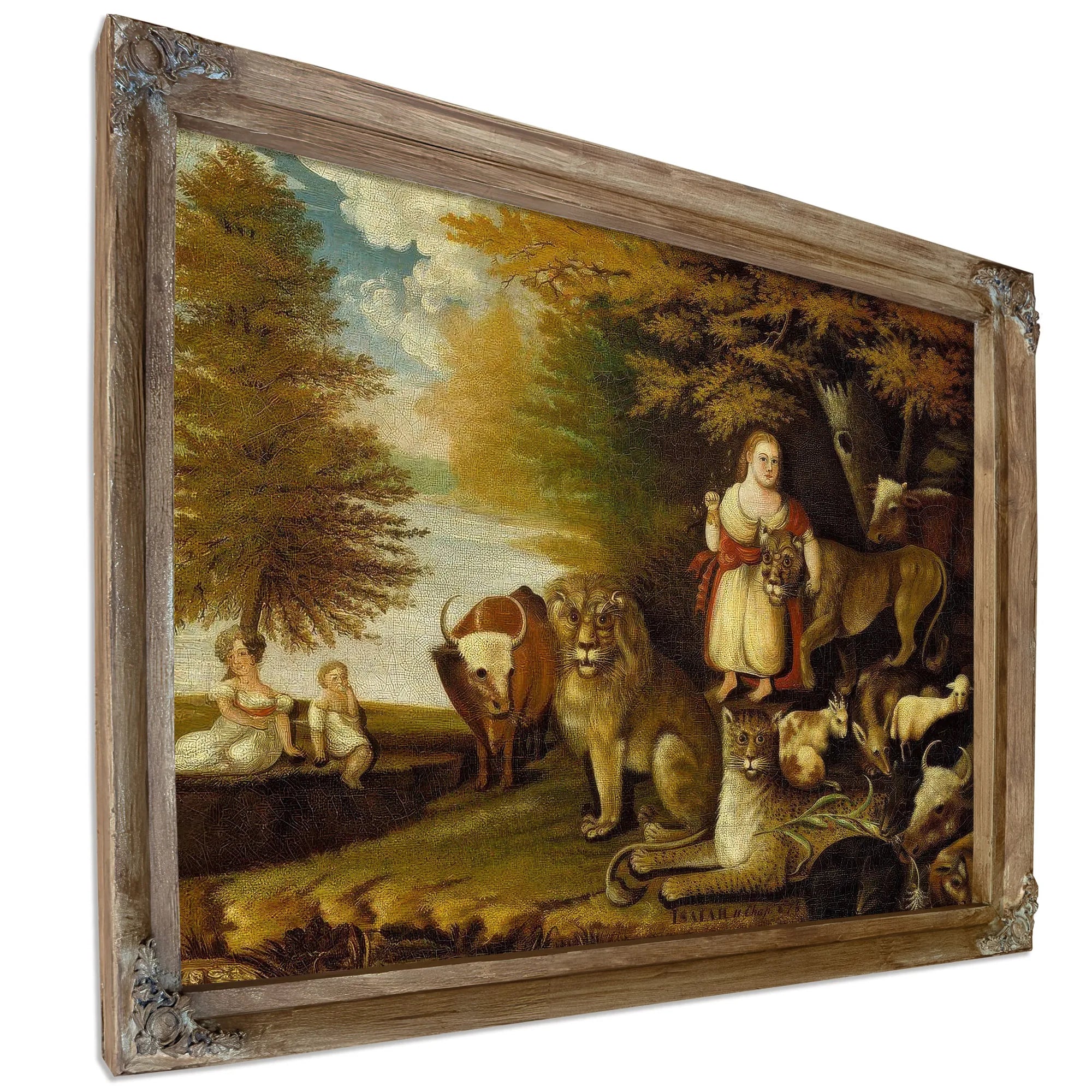 Peaceable Kingdom 1832 By Edward Hicks Fine Art Print
