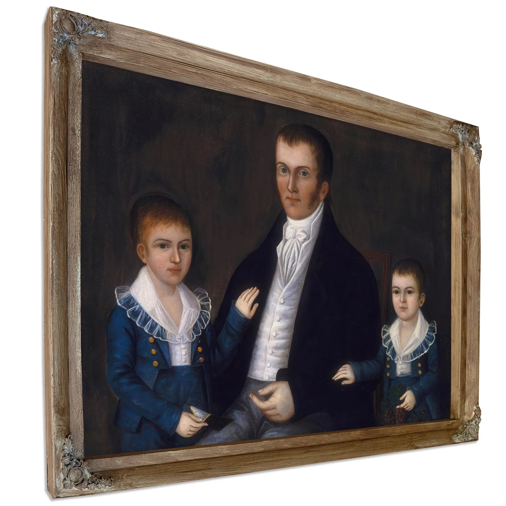 John Jacob Anderson And Sons John And Edward 1815 By Joshua Johnson Fine Art Print