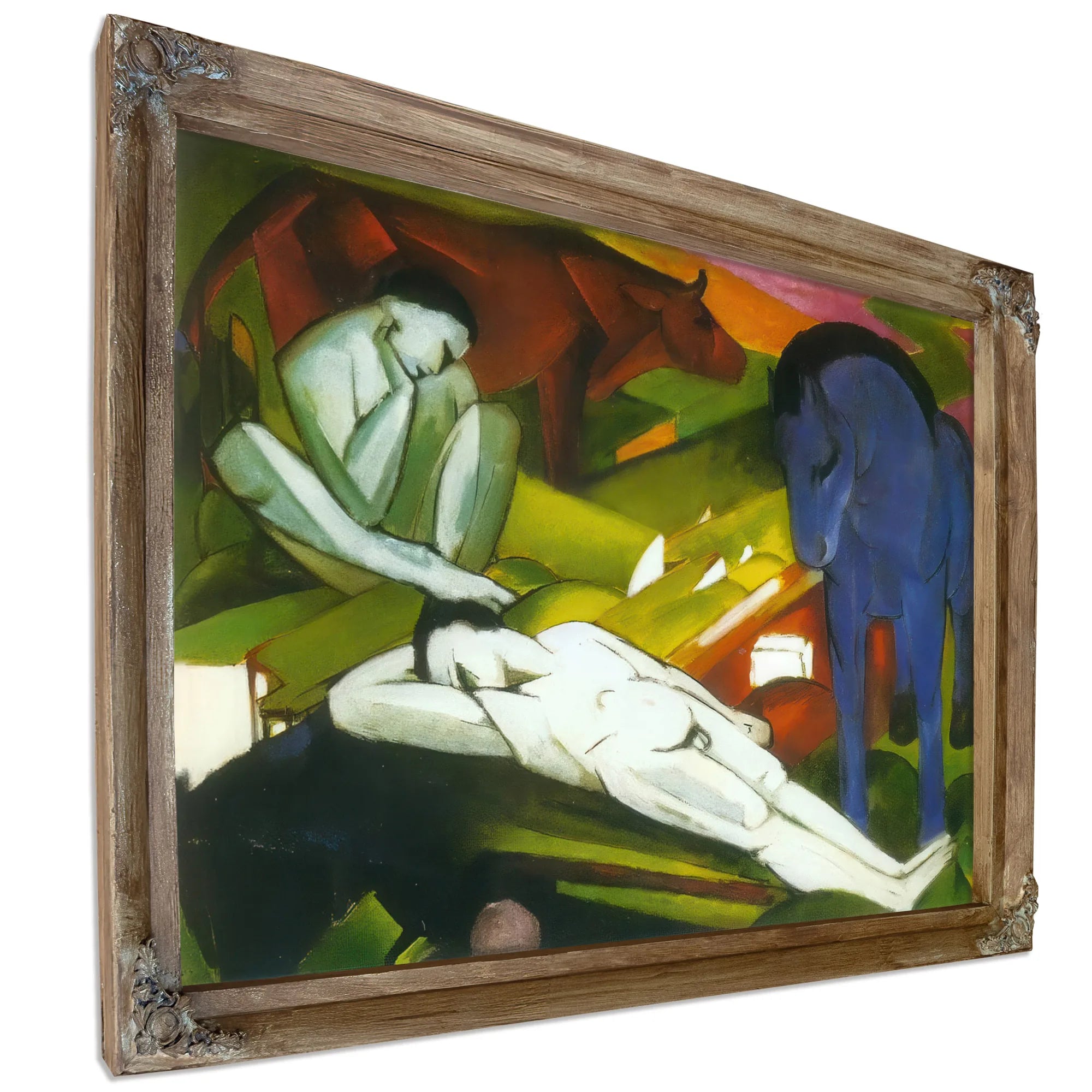 Sheperds By Franz Marc Fine Art Print