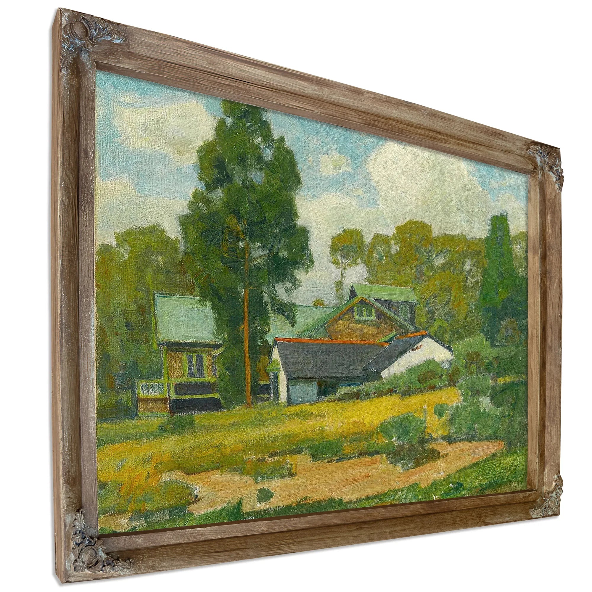 Laguna Cottages By William Wendt Fine Art Print