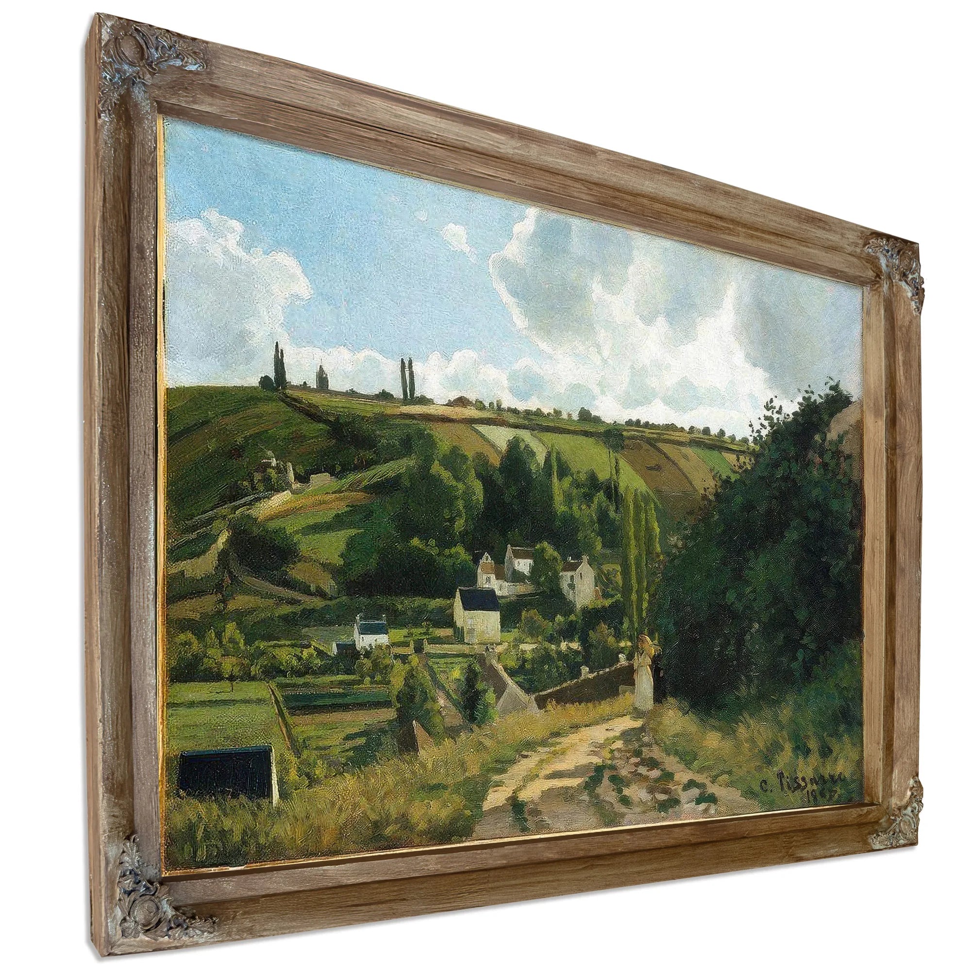 Pissaro Montmarte Day By Camille Pissarro Fine Art Print