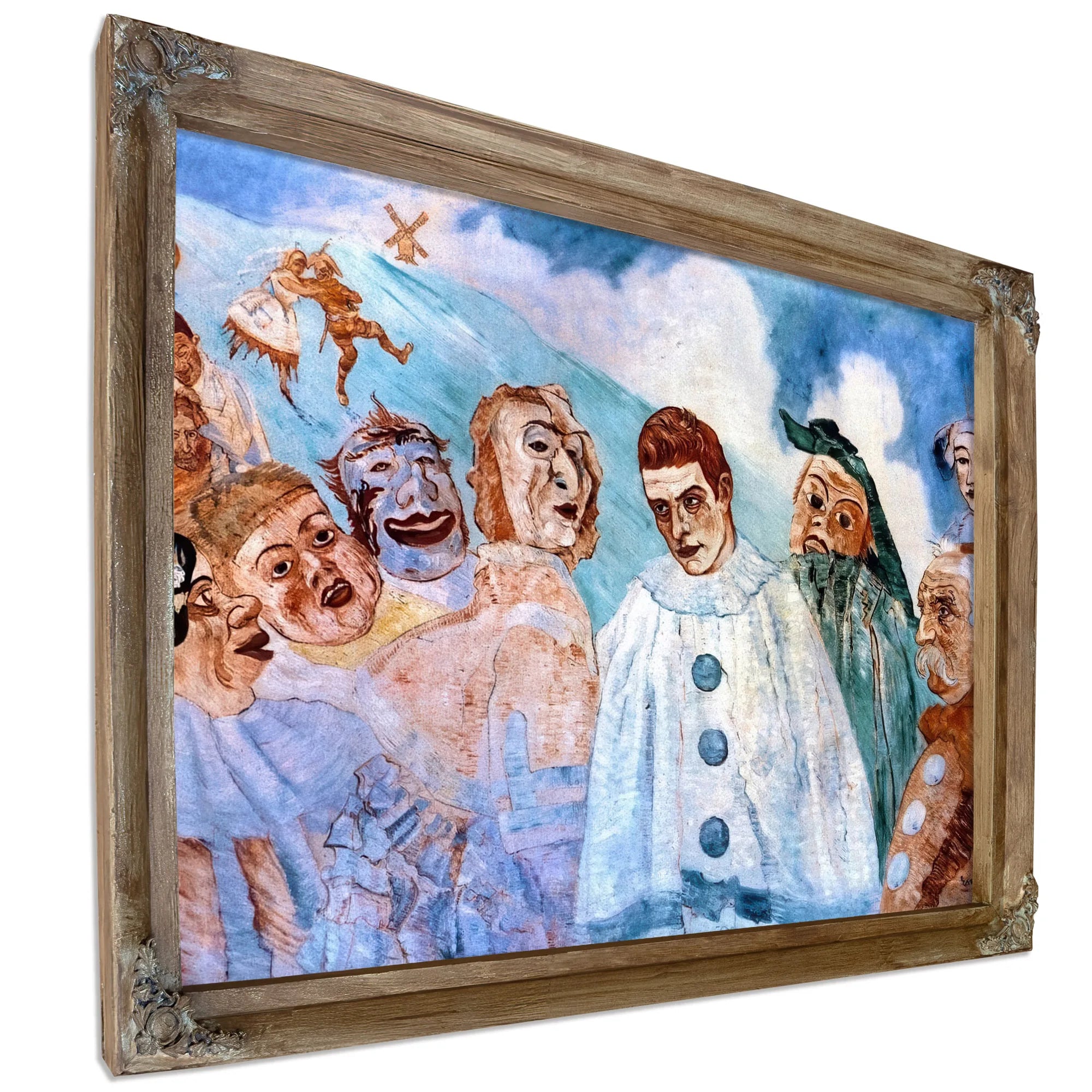 The Despair Of Pierrot By James Ensor Fine Art Print