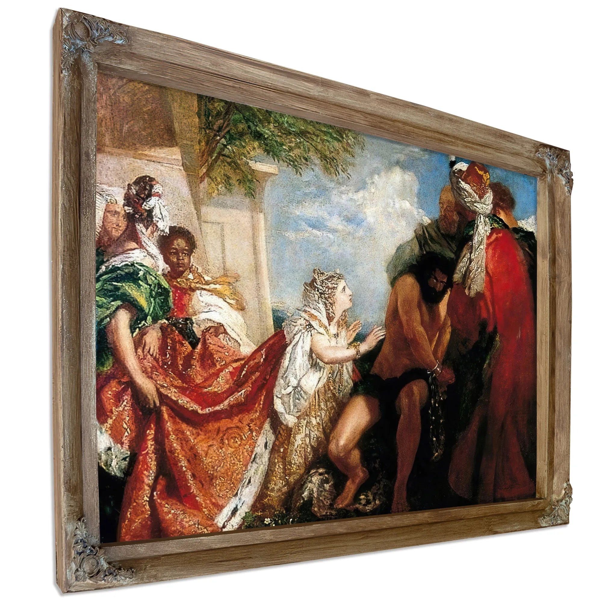 Delilah Before The Blinded Samson By William Etty Fine Art Print