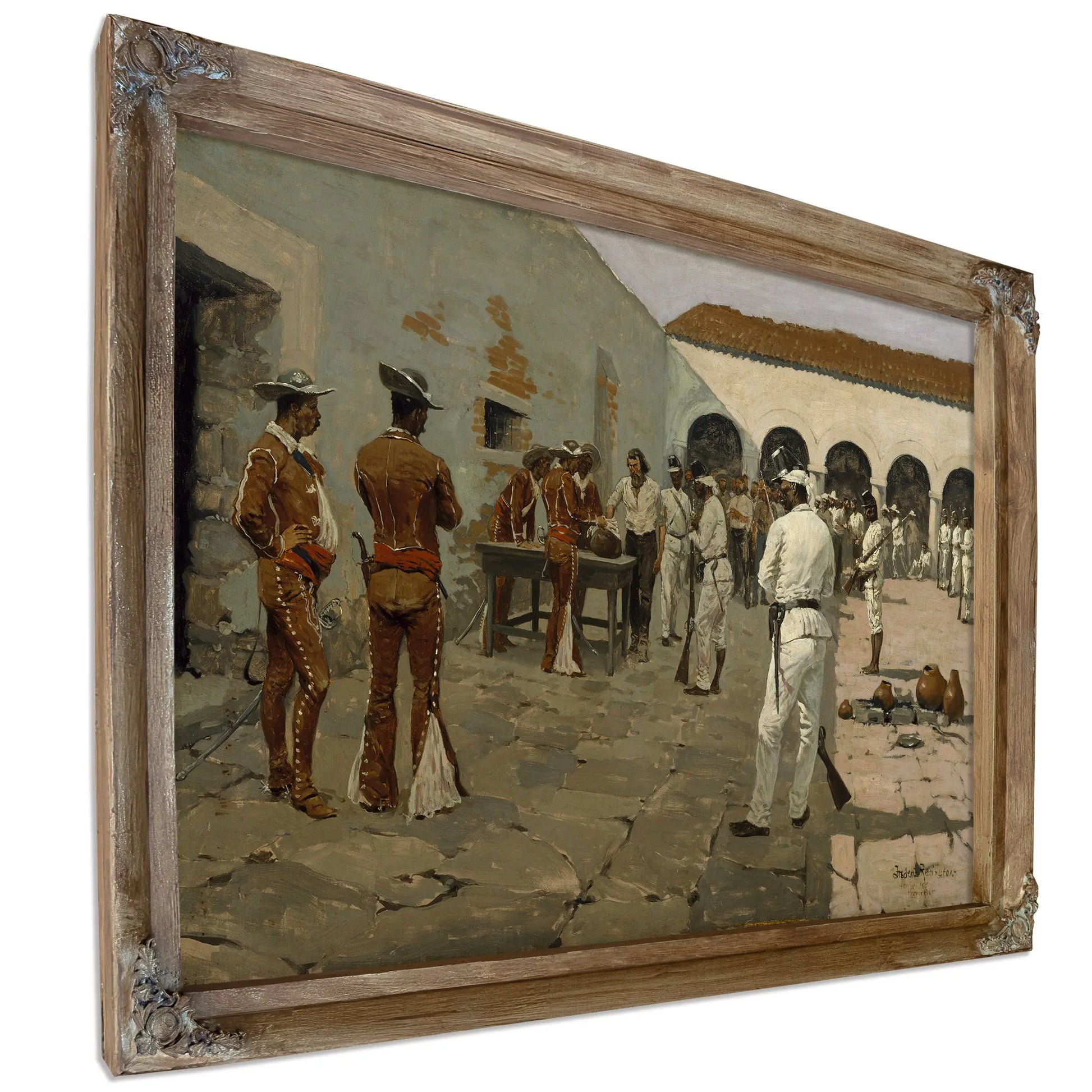The Mier Expedition The Drawing Of The Black Bean by Frederic Remington