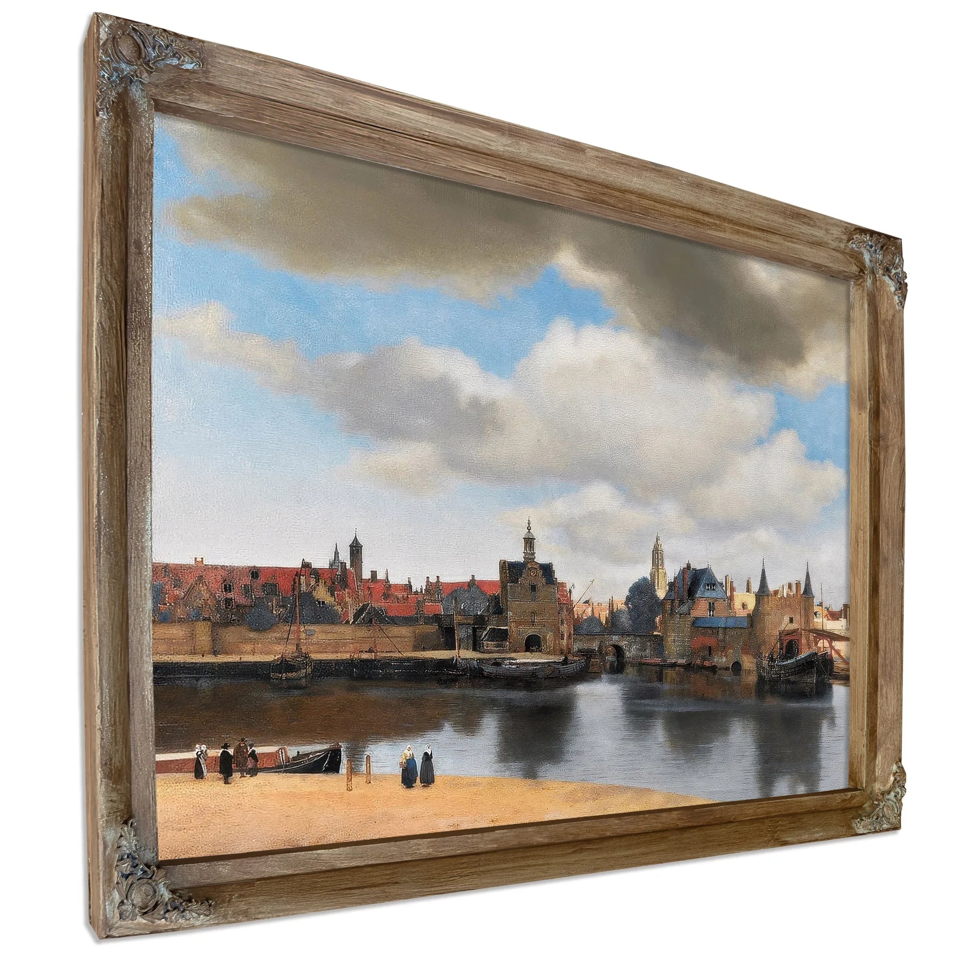 View Of Delft 1661 By Johannes Vermeer Fine Art Print