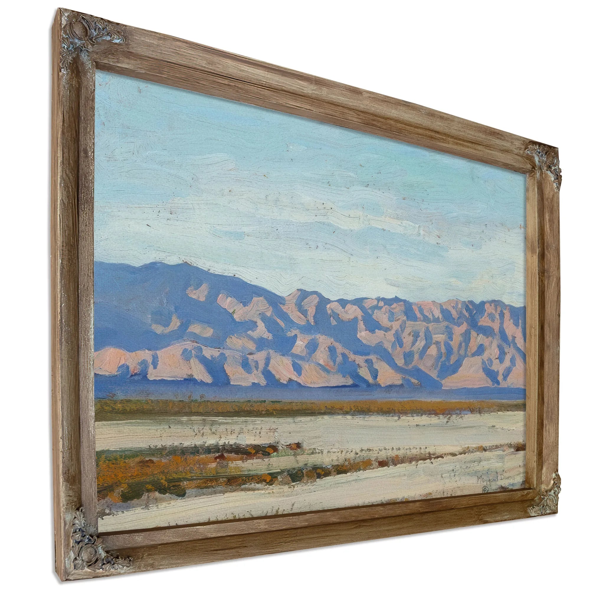 Desert Expanse; Nude Study (Double Sided) By Maynard Dixon Fine Art Print