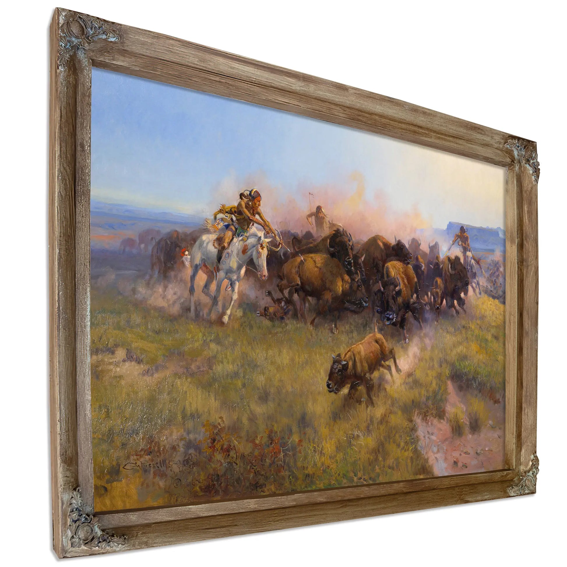 The Buffalo Hunt No 39 by Charles Marion Russell