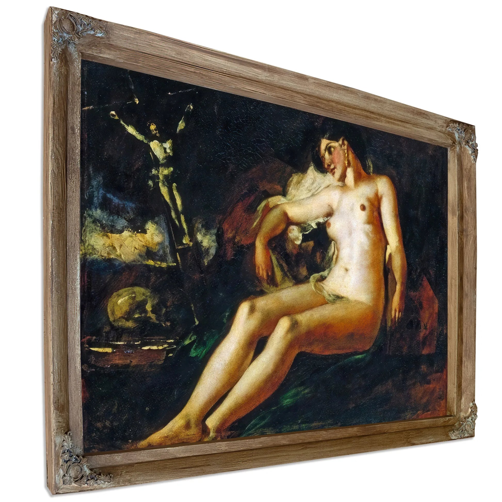 Study Of Magdalen By William Etty Fine Art Print