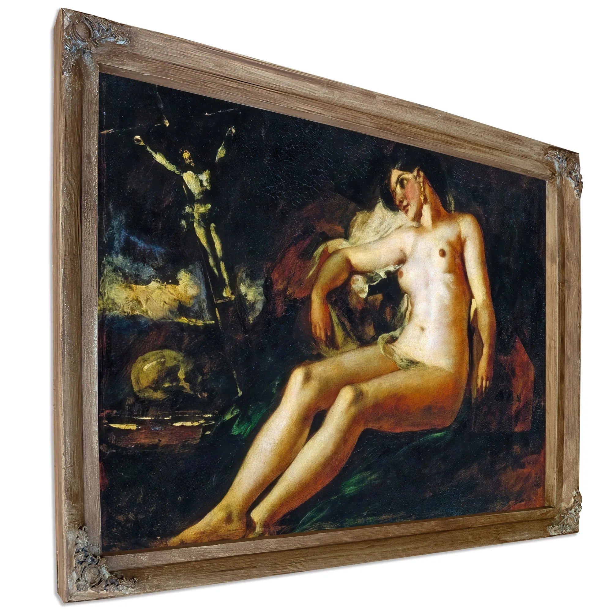 Study Of Magdalen By William Etty Fine Art Print