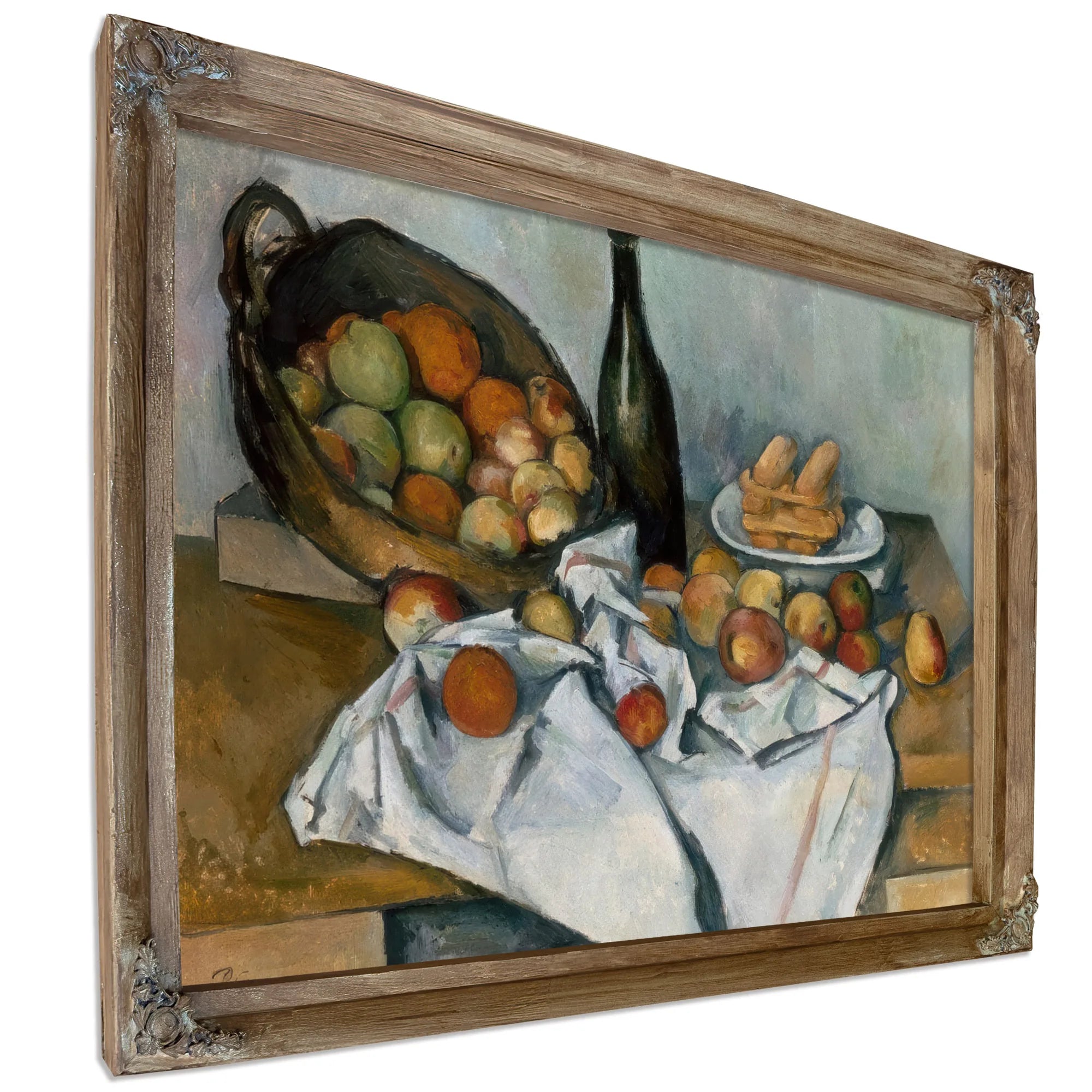 The Basket Of Apples By Paul Cezanne Fine Art Print