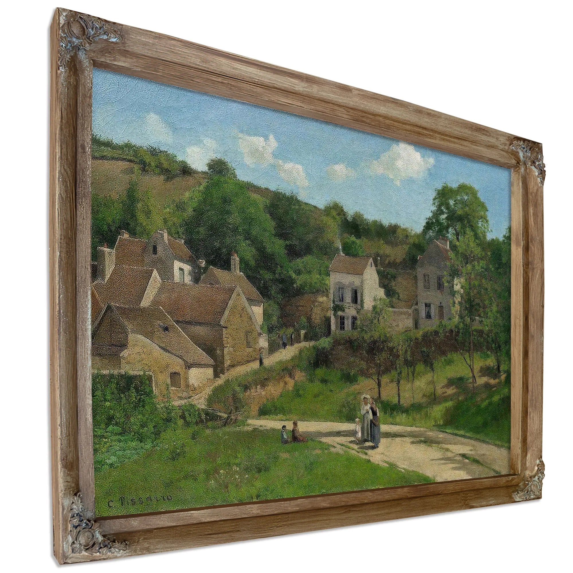 Pissarro Lhermitage A Pontoise 1867 By Camille Pissarro Fine Art Print