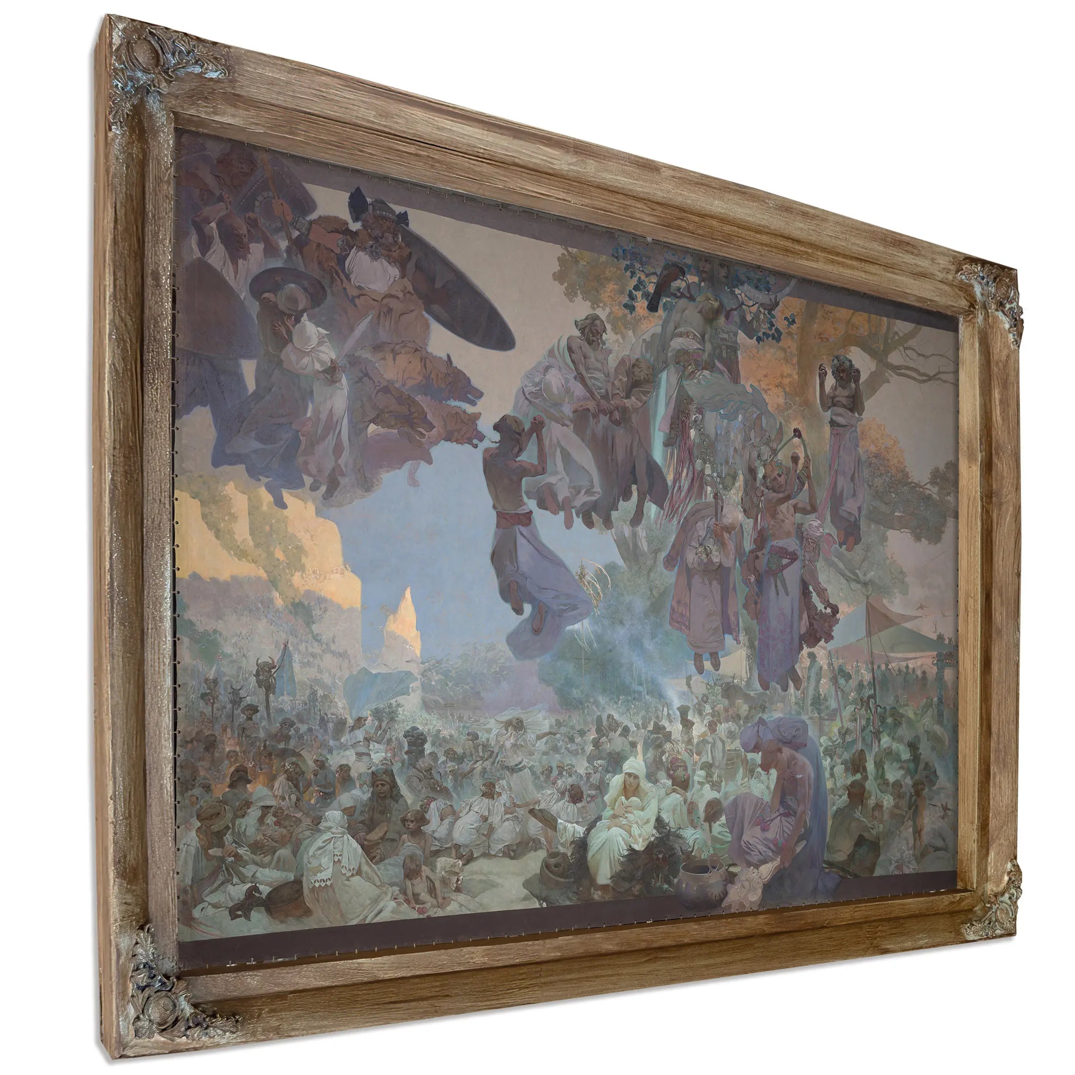 Celebration Of Svantovit In Rugen by Alphonse Mucha