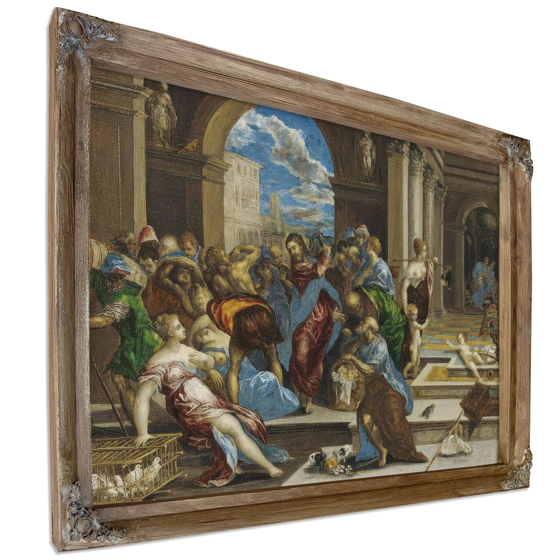 Christ Cleansing The Temple By El Greco Fine Art Print