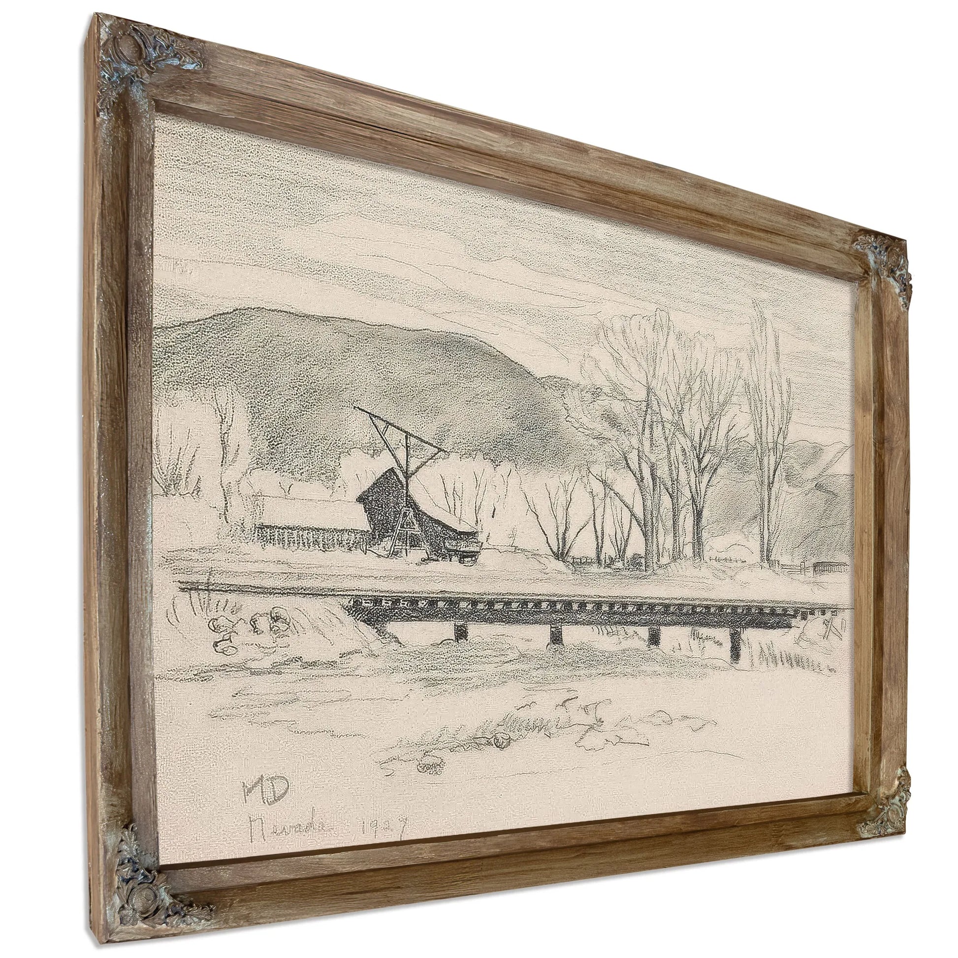 Nevada Landscape 1927 By Maynard Dixon Fine Art Print