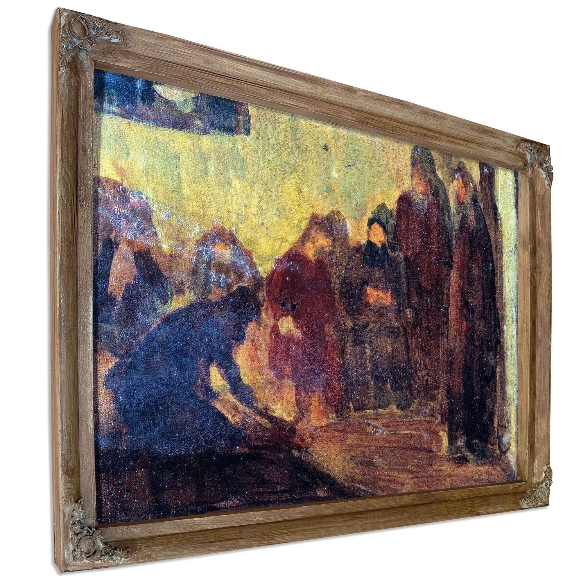 Study, Christ Washing The Feet Of The Disciples By Henry Ossawa Tanner Fine Art Print