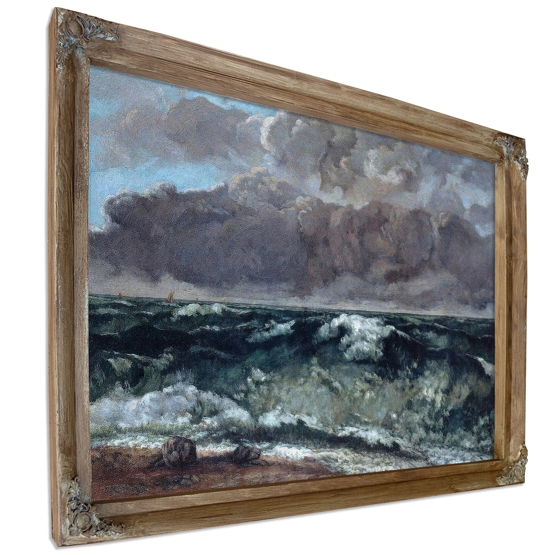La Vague By Gustave Courbet Fine Art Print