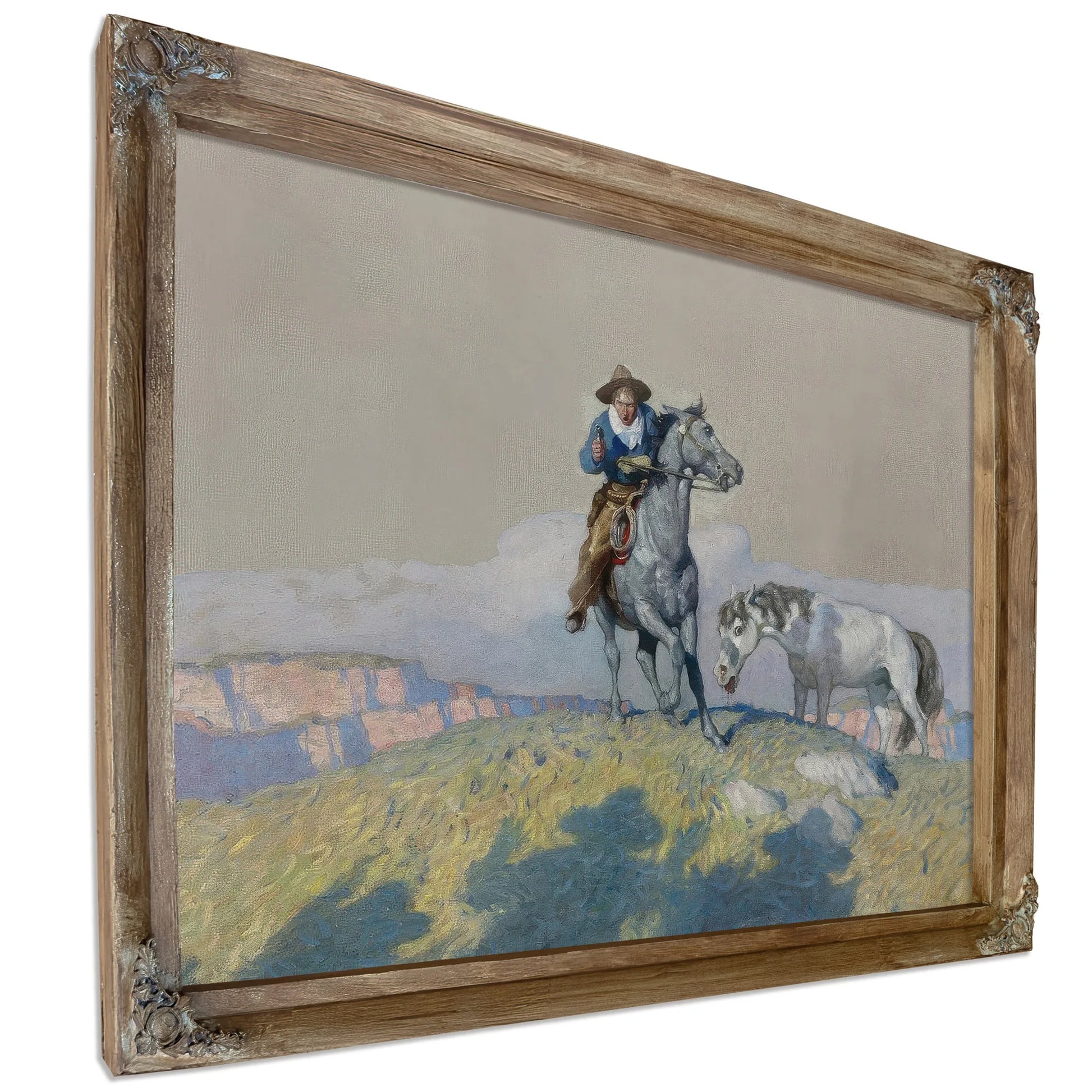 Fall Back! By NC Wyeth Fine Art Print