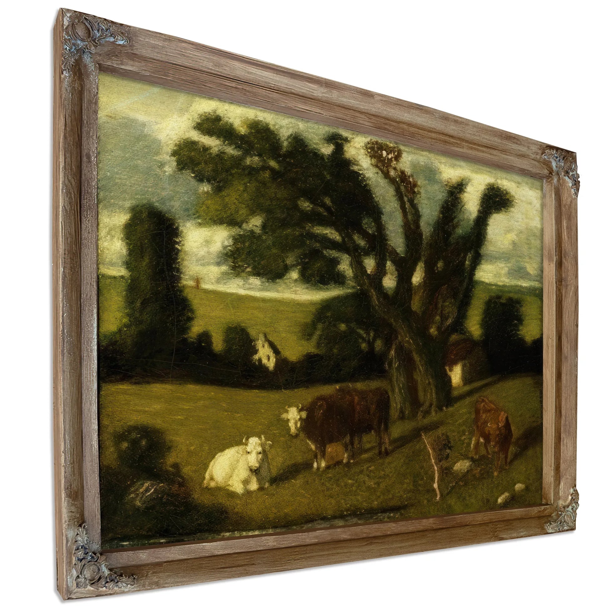 Pastoral Study By Albert Pinkhamryder Fine Art Print