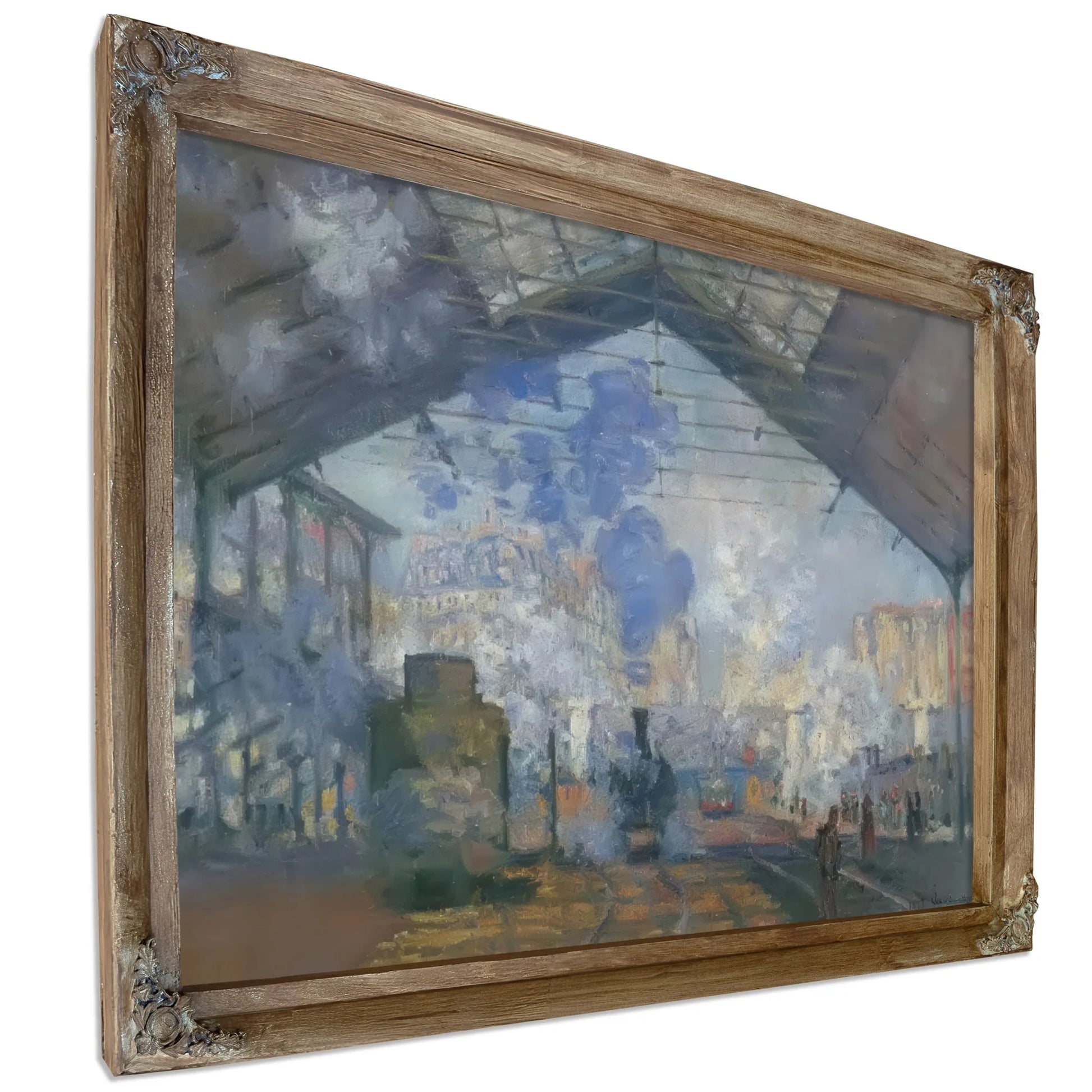 Gare Saint Lazare Paris By Claude Monet Fine Art Print