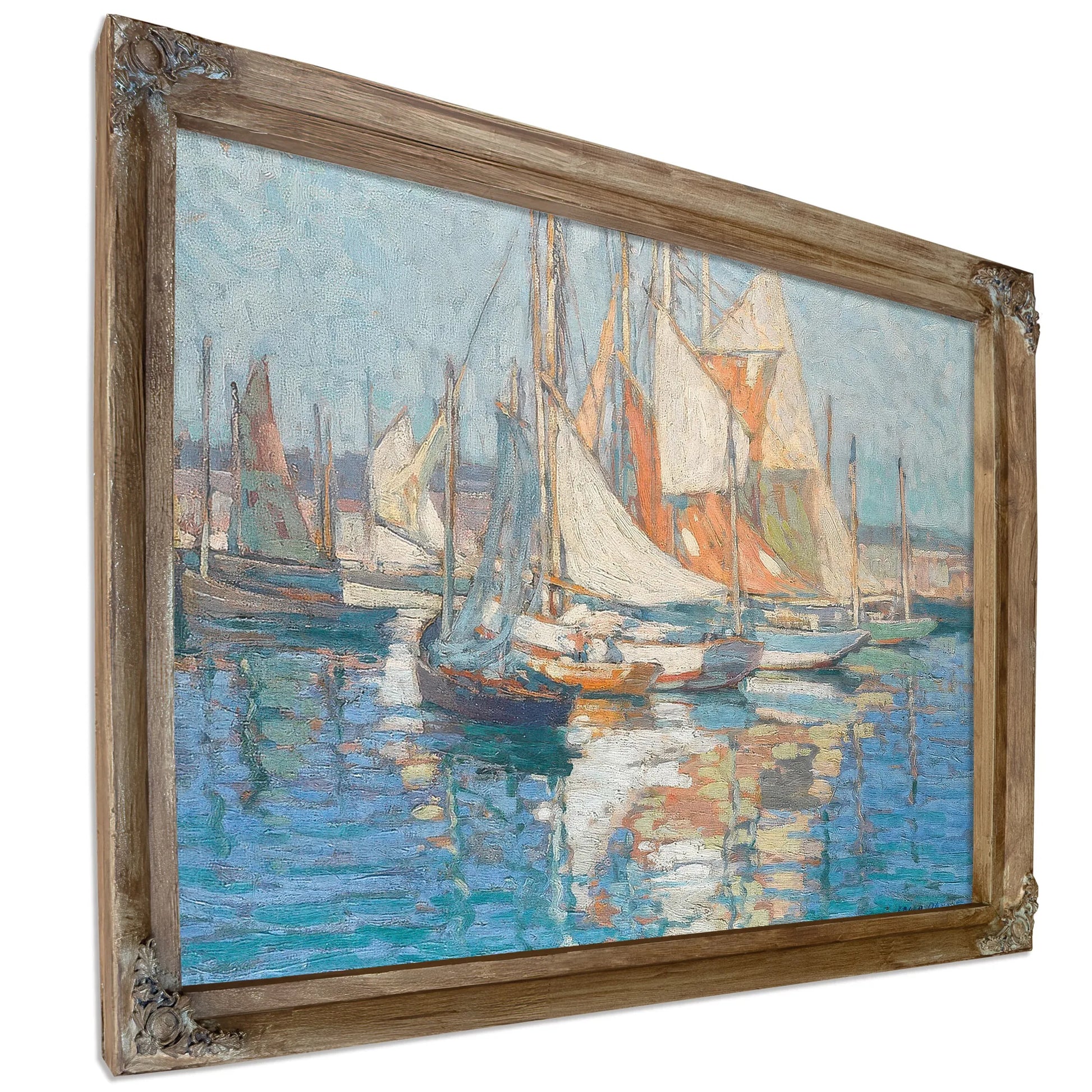 Concarneau Harbor By Edgar Payne Fine Art Print