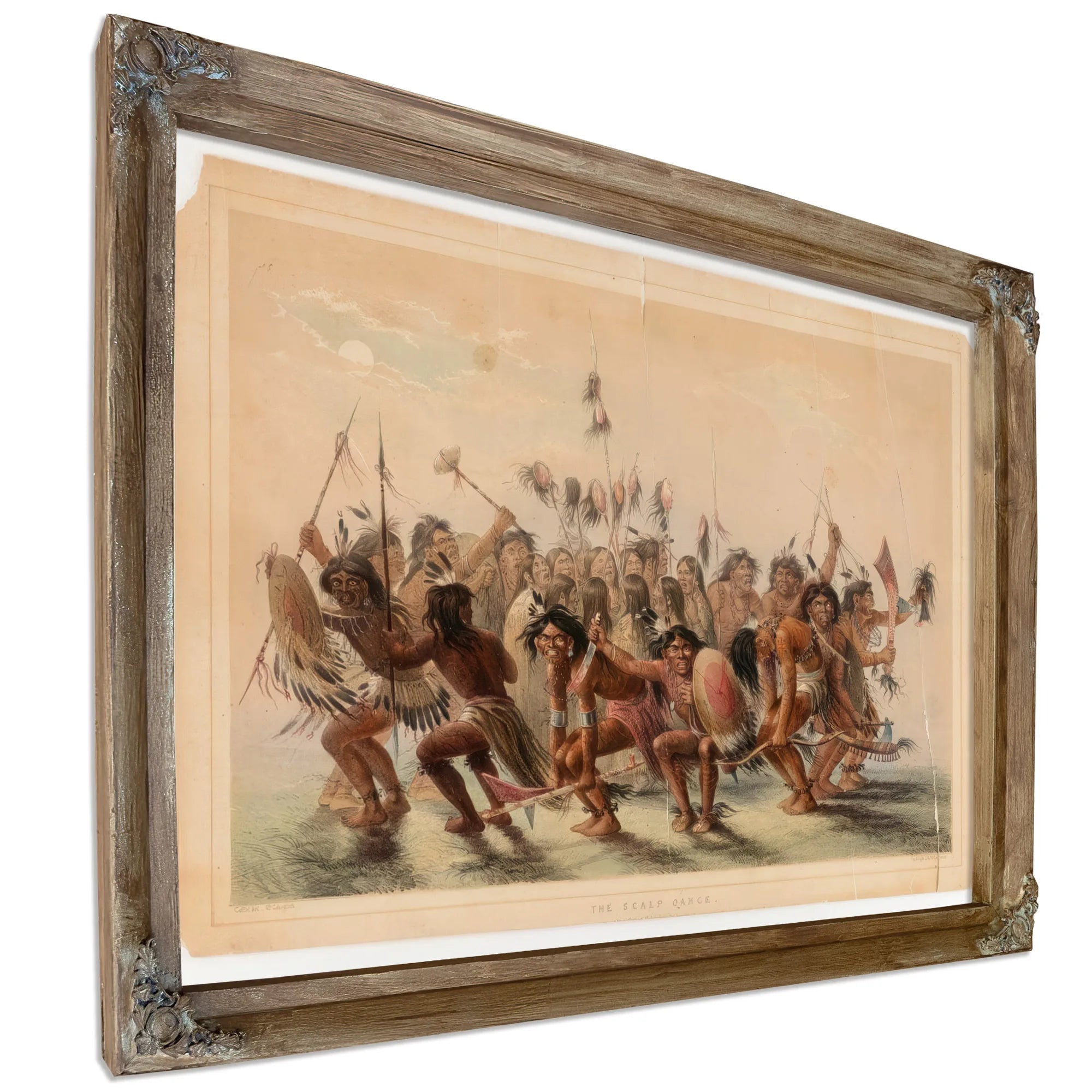 The Scalp Dance By George Catlin Fine Art Print