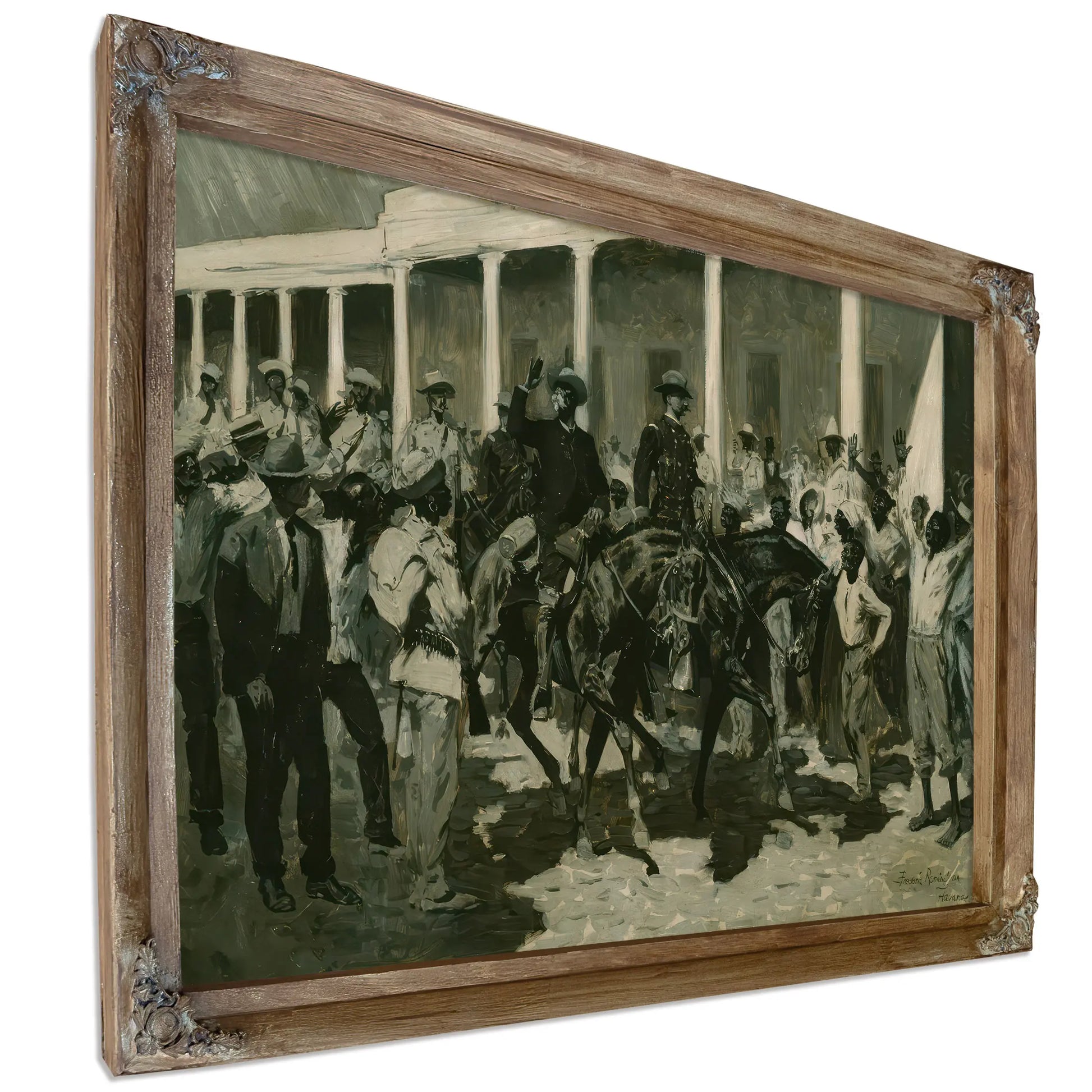 The Return Of Gomez To Havana A by Frederic Remington
