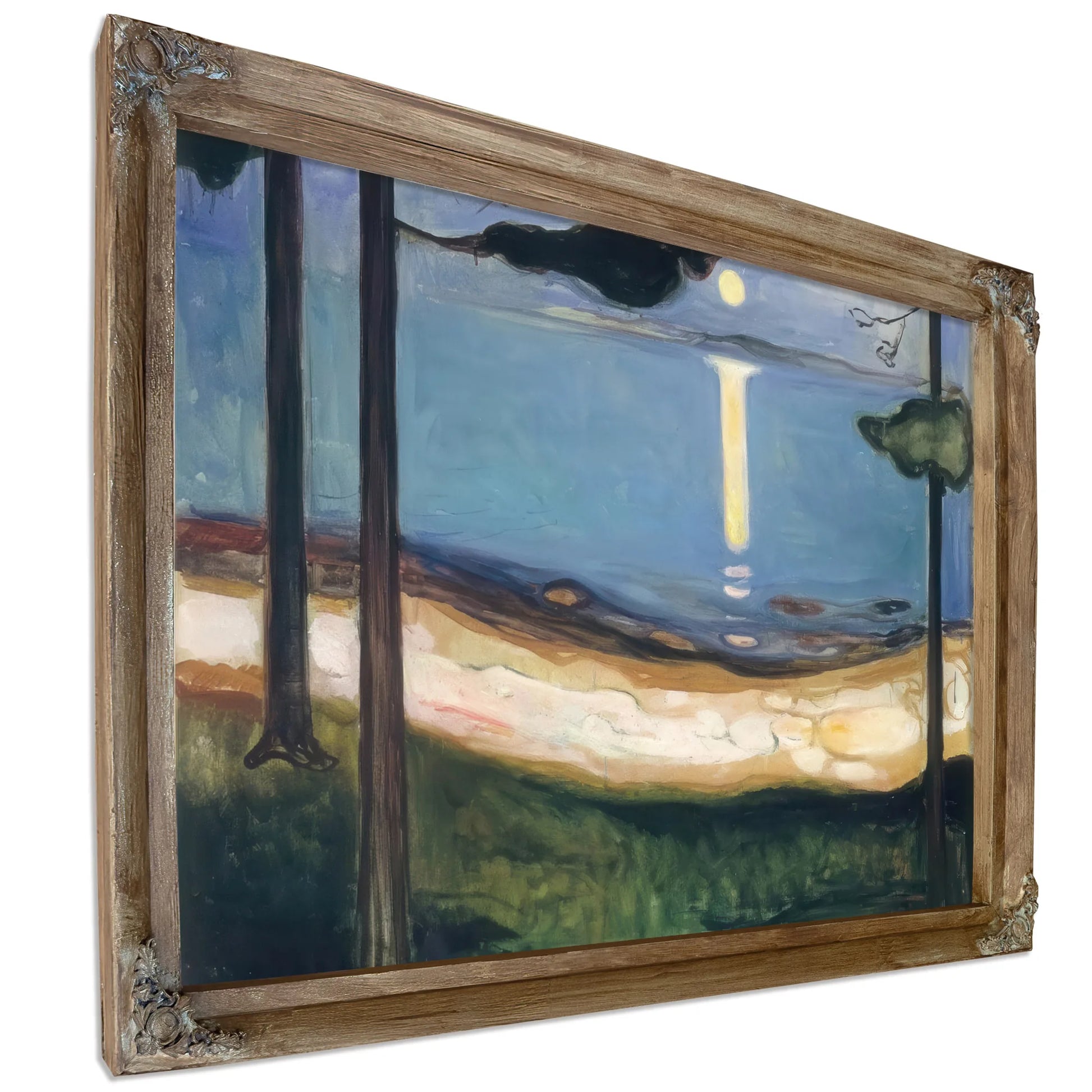 Moonlight 1895 By Edvard Munch Fine Art Print