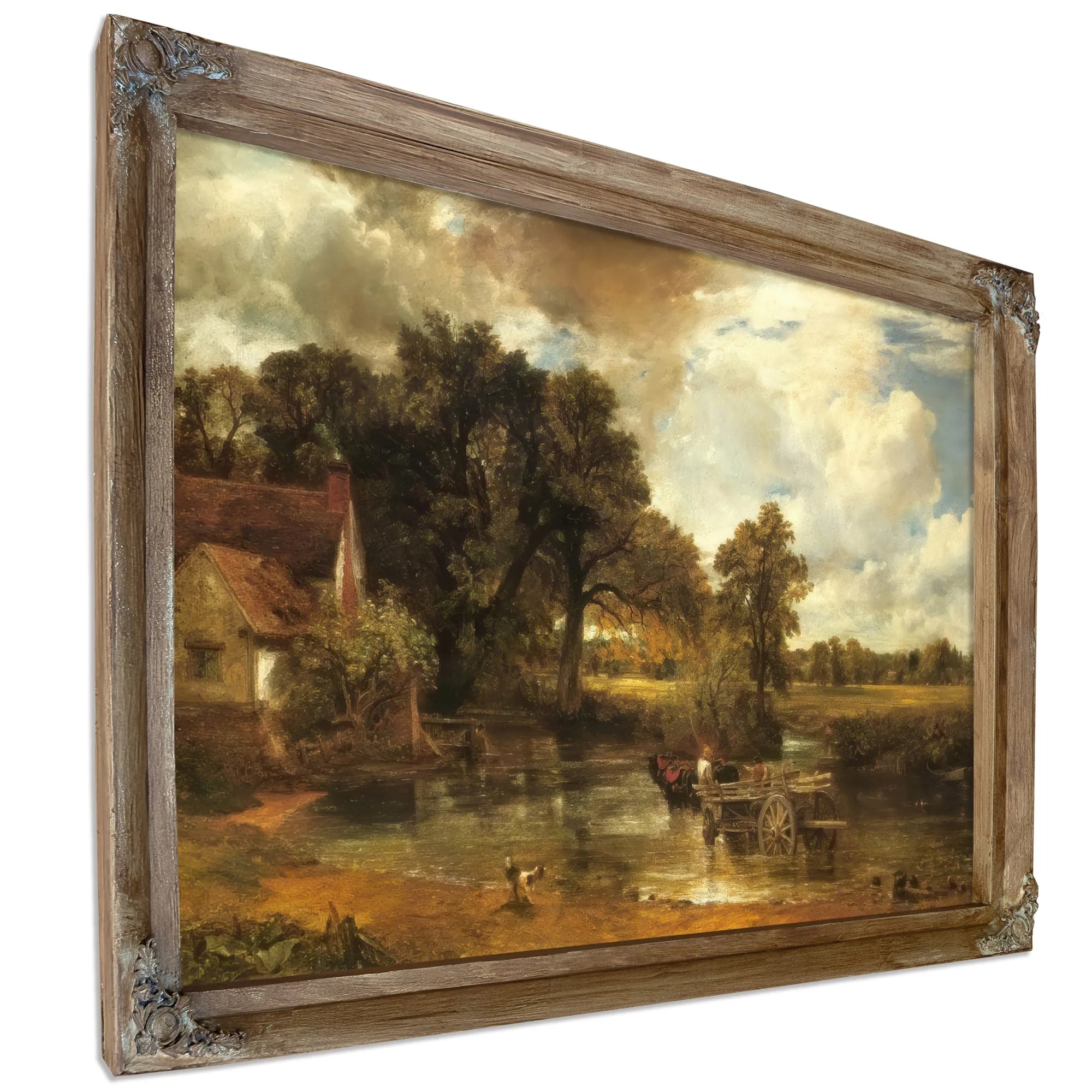 Landscape Noon ( The Hay Wain) By John Constable Fine Art Print