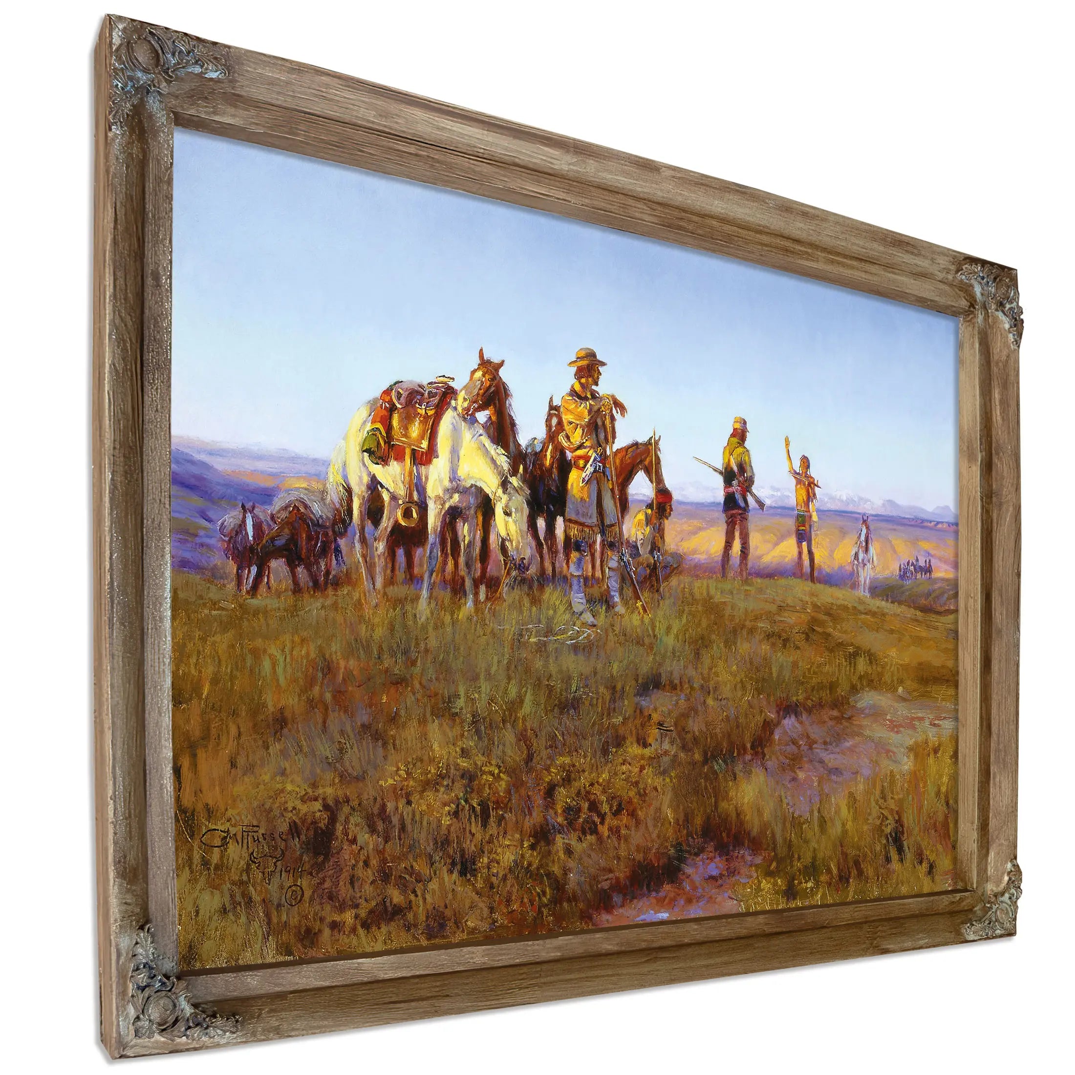 Wildman S Truce 1864 1926 by Charles Marion Russell