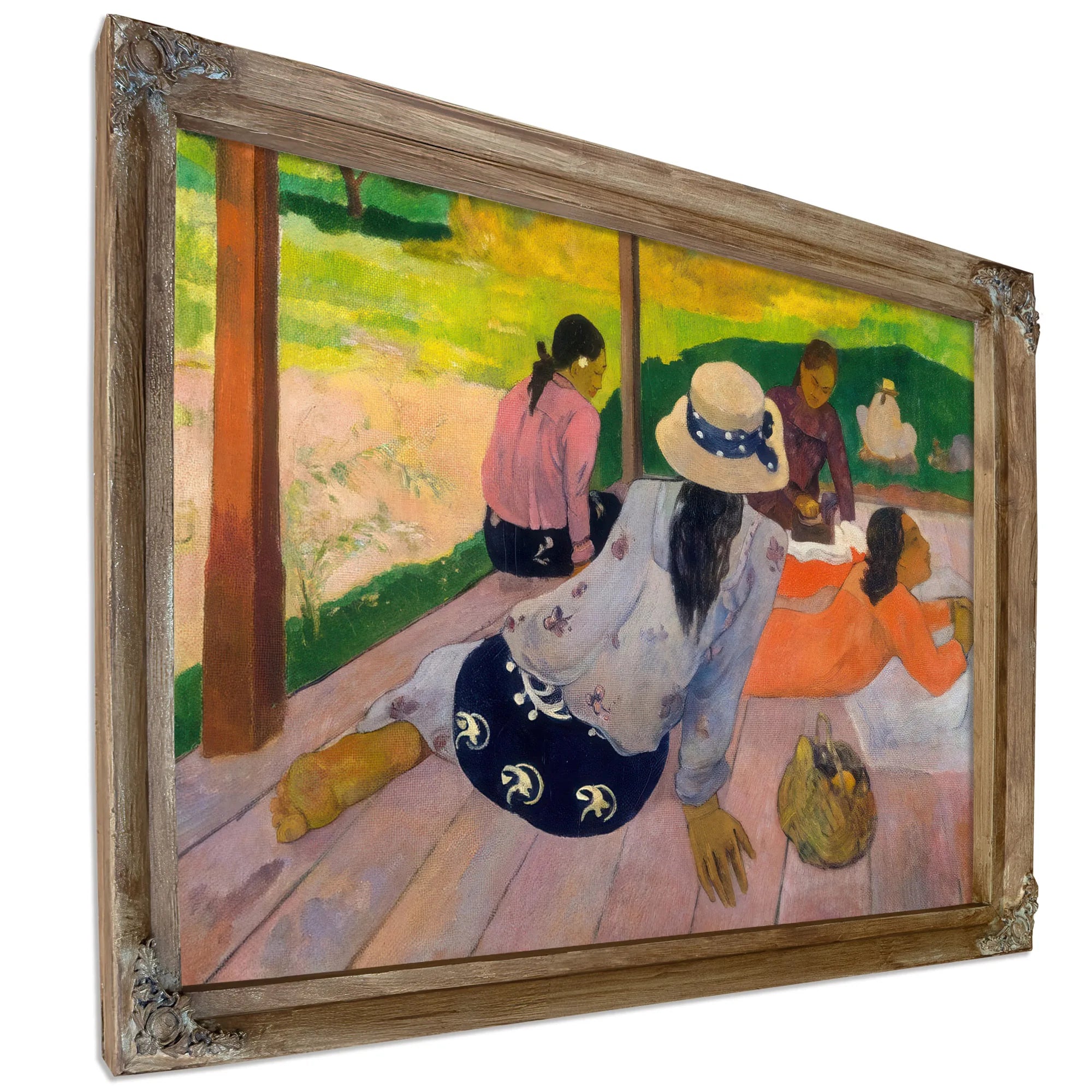 The Siesta 1894 By Paul Gauguin Fine Art Print