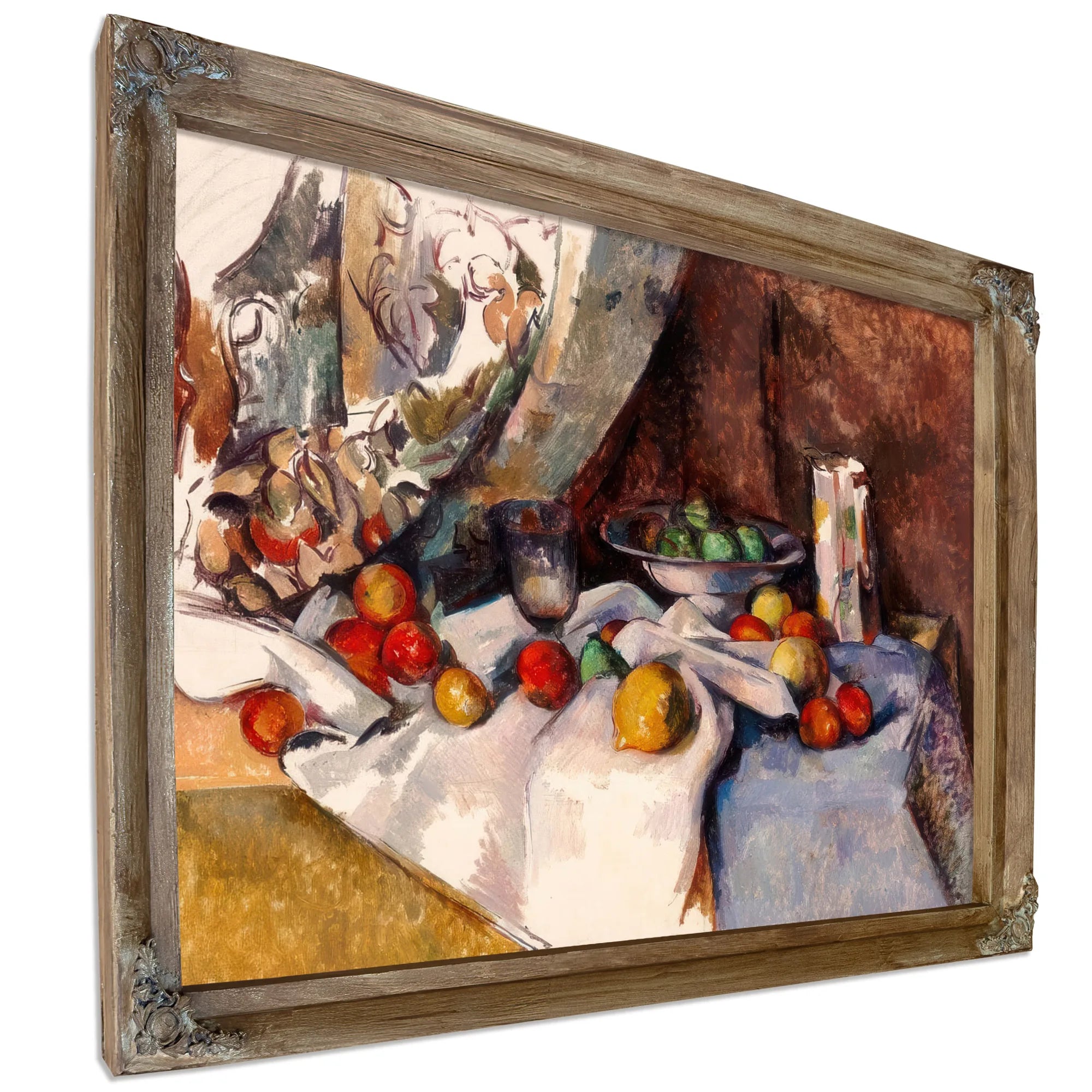 Still Life With Apples By Paul Cezanne Fine Art Print