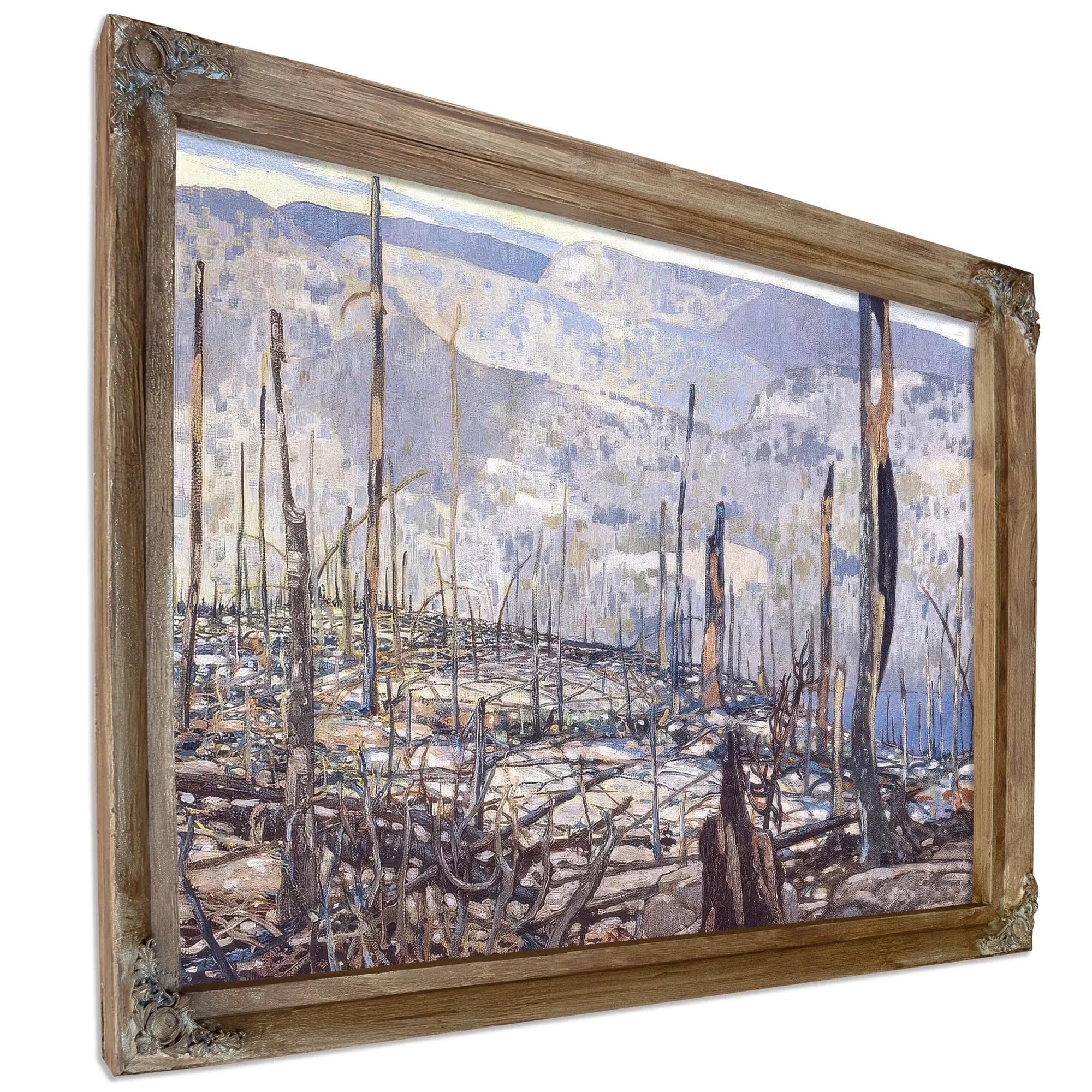 Fire Swept Algoma By Frank Johnston Fine Art Print