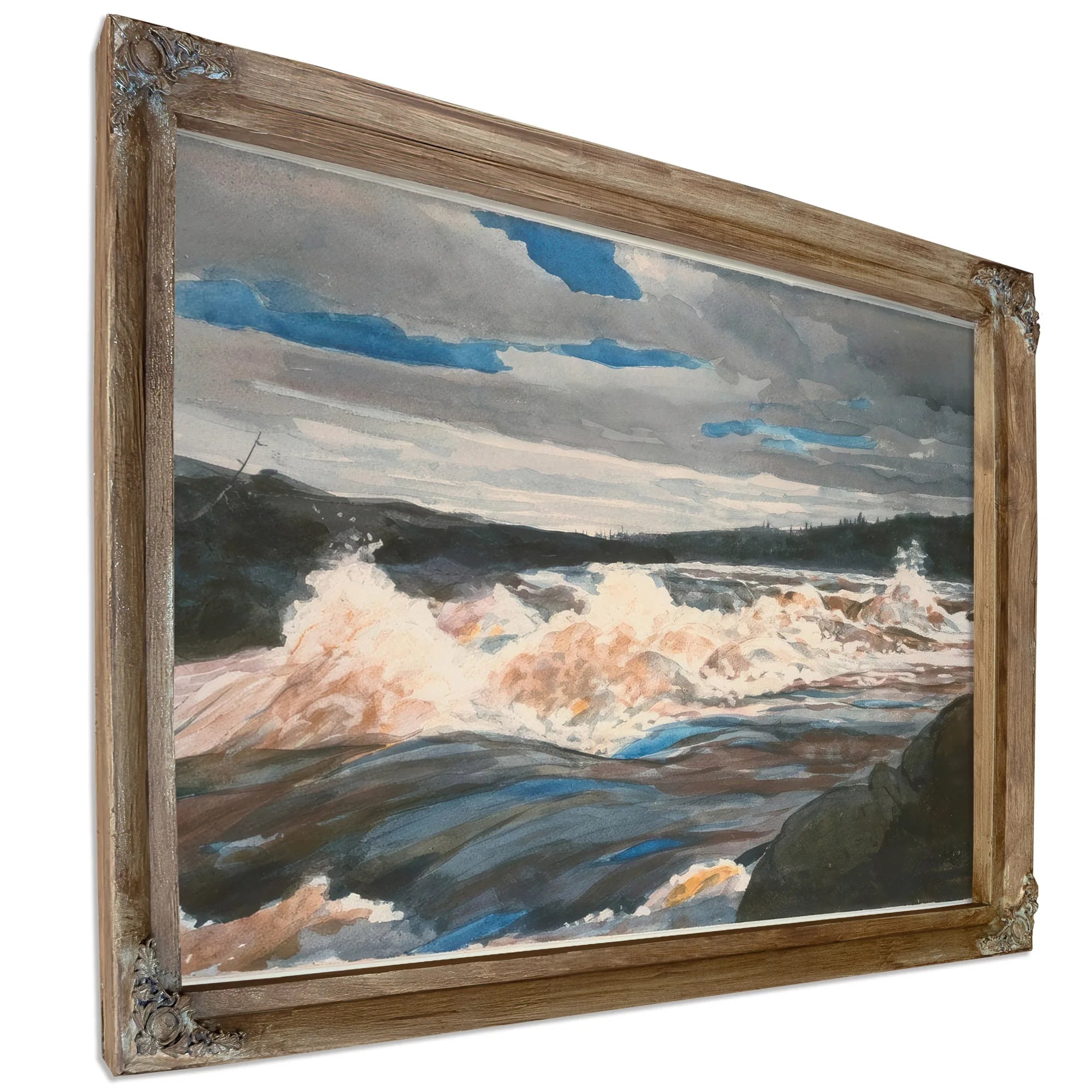 Grand Discharge Lake Saint John Province Of Quebec By Winslow Homer Fine Art Print