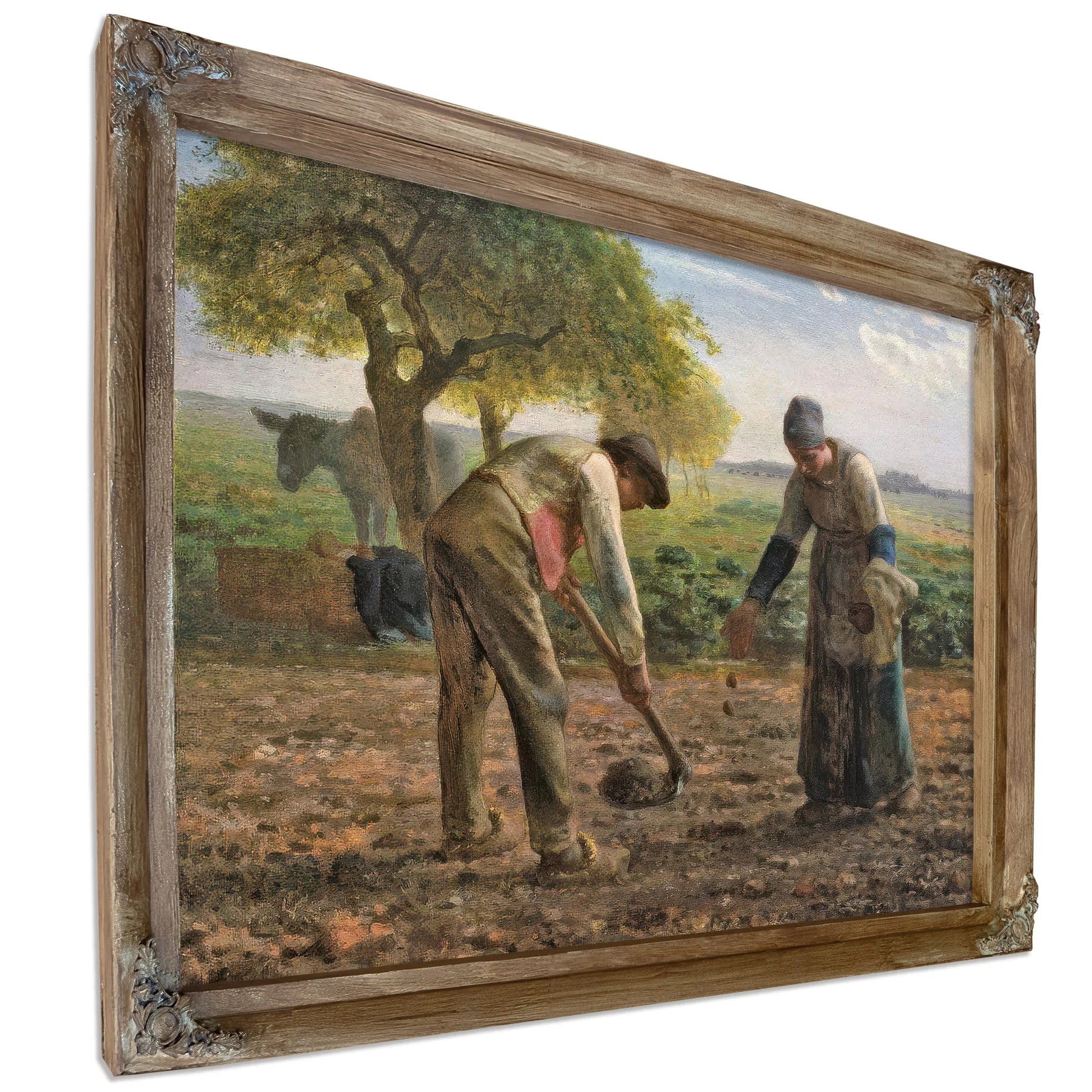 Potato Planters By Jean Francois Millet Fine Art Print