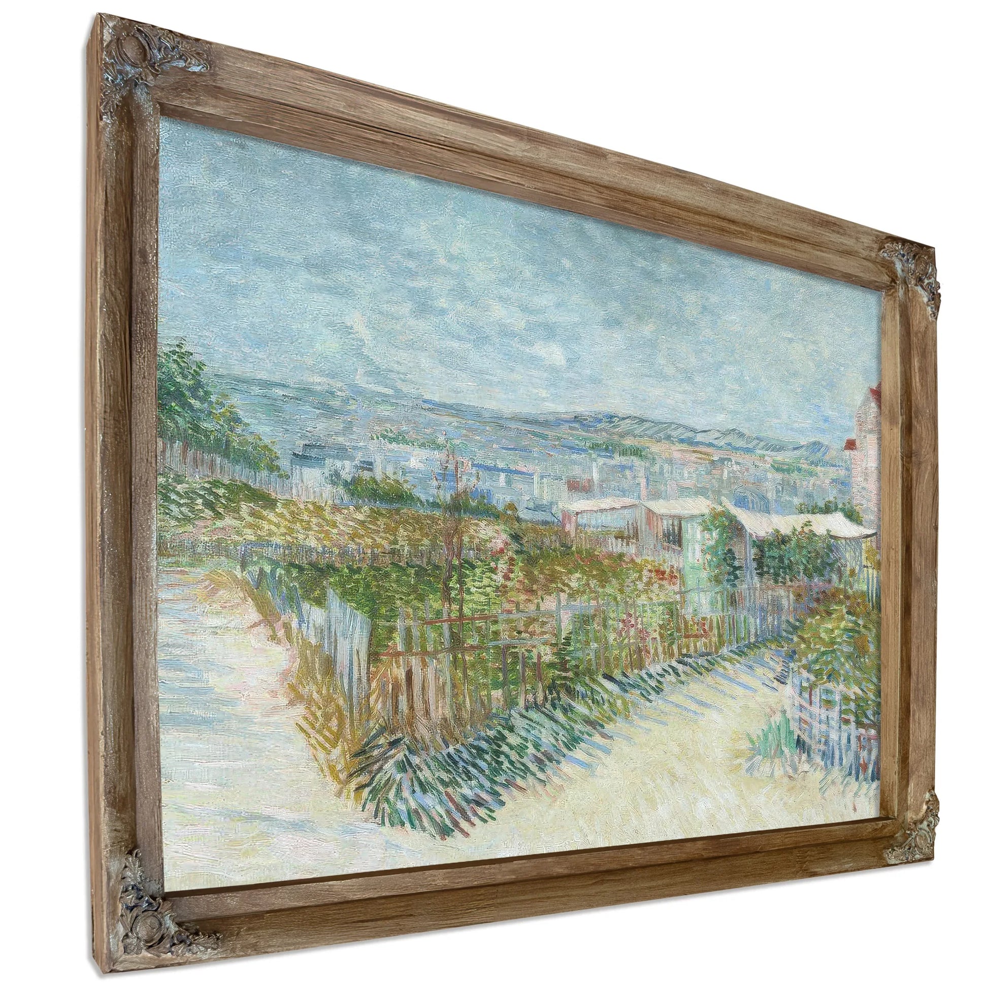 Montmartre Behind The Moulin De La Galette By Vincent Van Gogh Fine Art Print