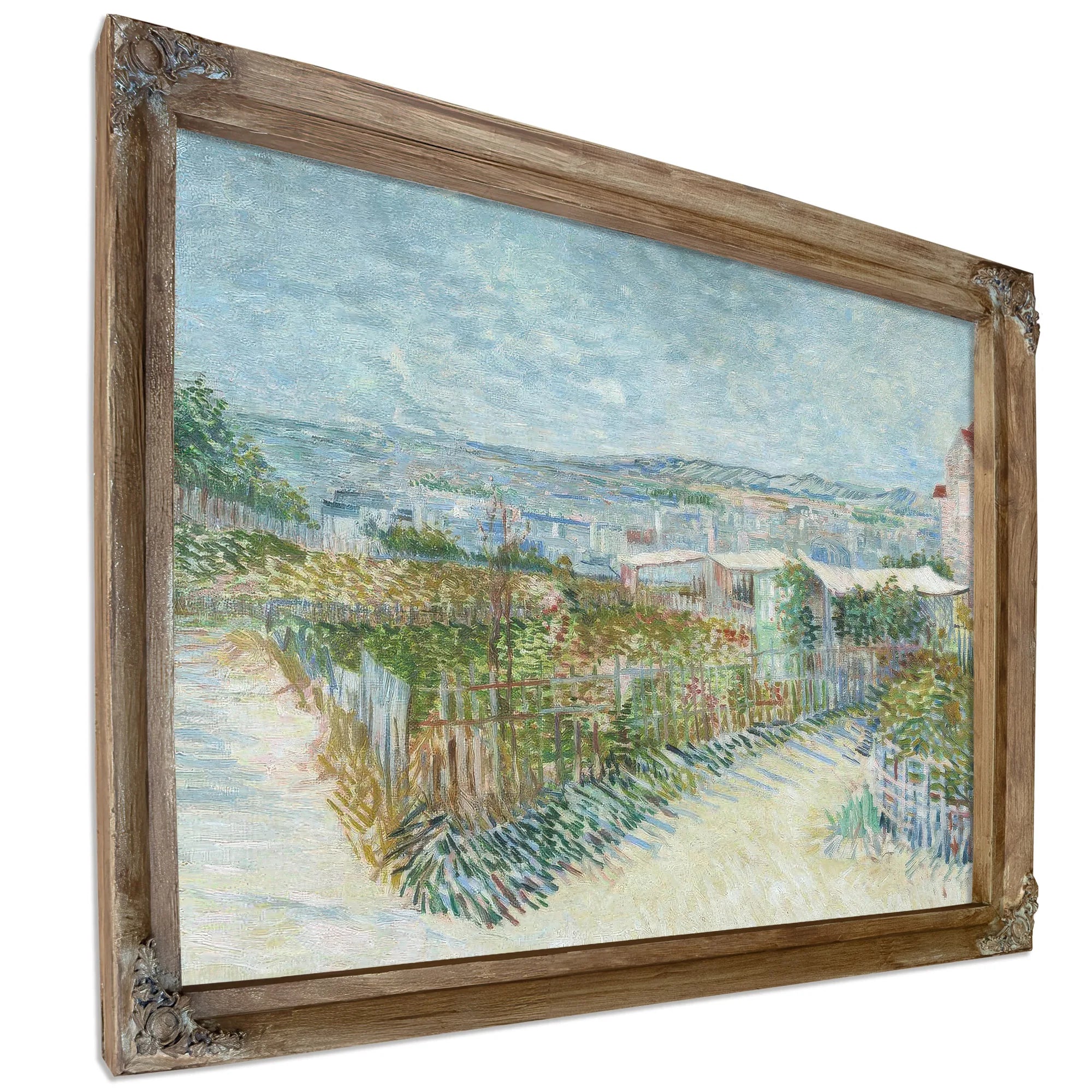 Montmartre Behind The Moulin De La Galette By Vincent Van Gogh Fine Art Print