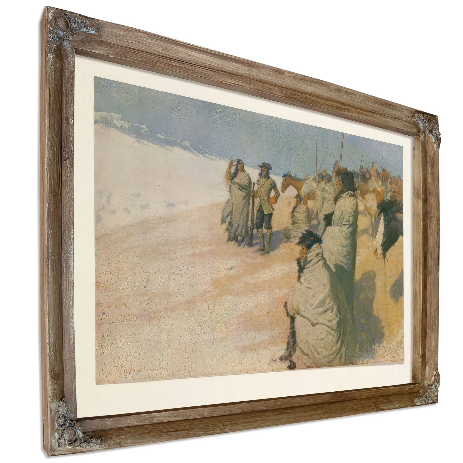 La Vrendrye From Colliers Weekly Pub  by Frederic Remington