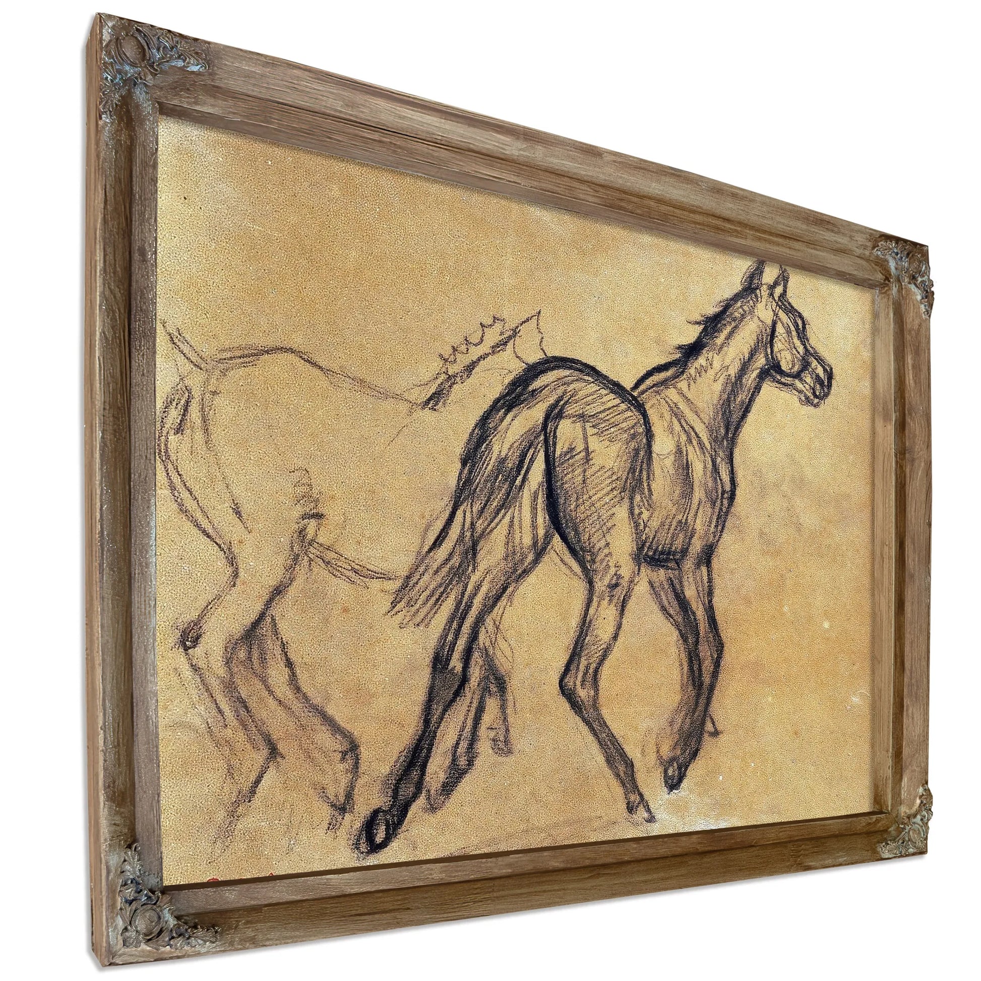 Horses By Edgar Degas Fine Art Print